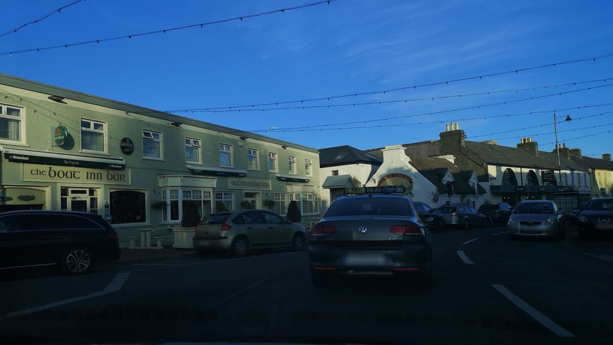Street view near The Boat Inn, Oughterard — © dacor (CC BY-SA · Mapillary)