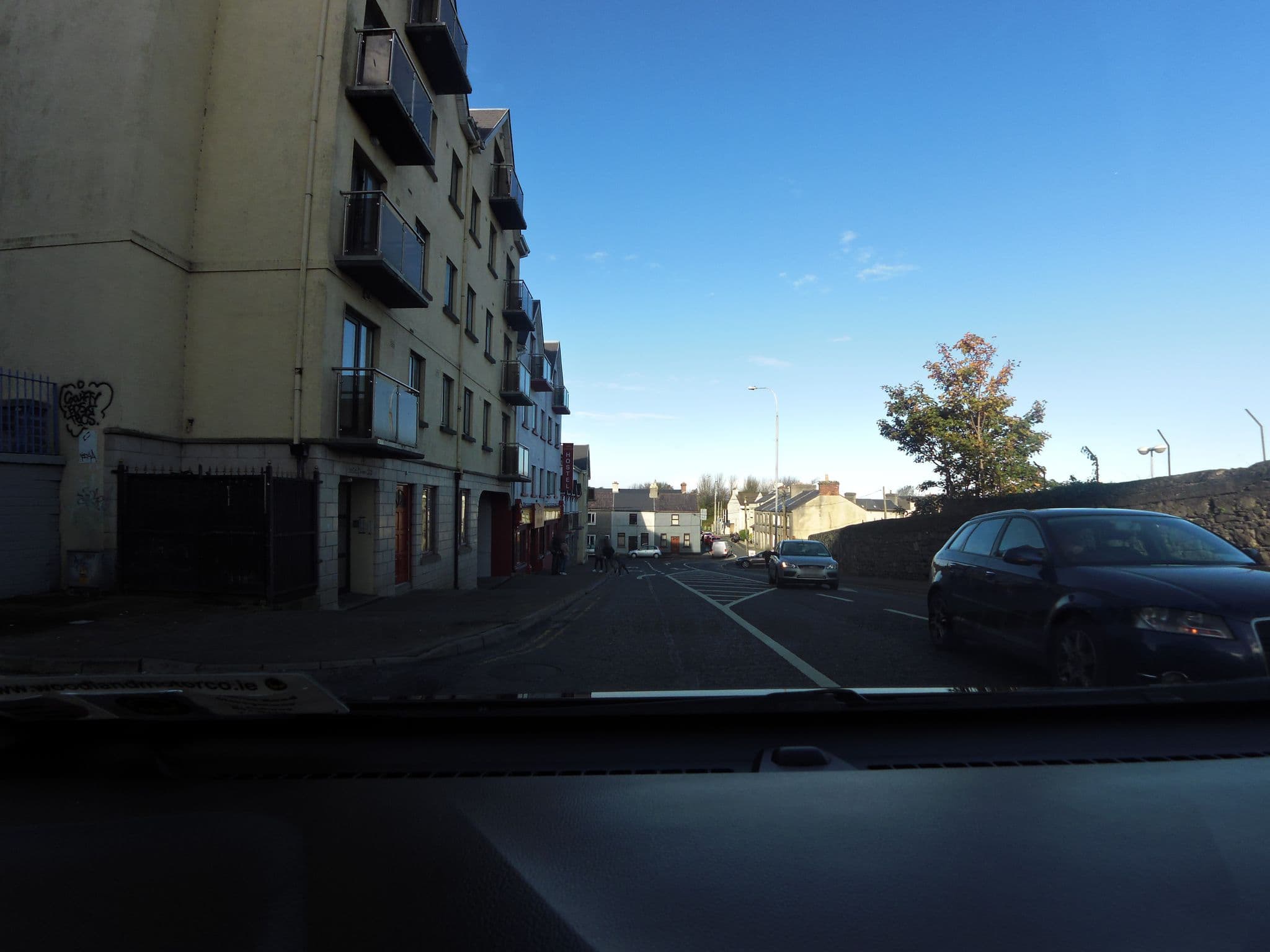 Street view near Sleepzone Tourist Hostel, Galway — © dacor (CC BY-SA · Mapillary)