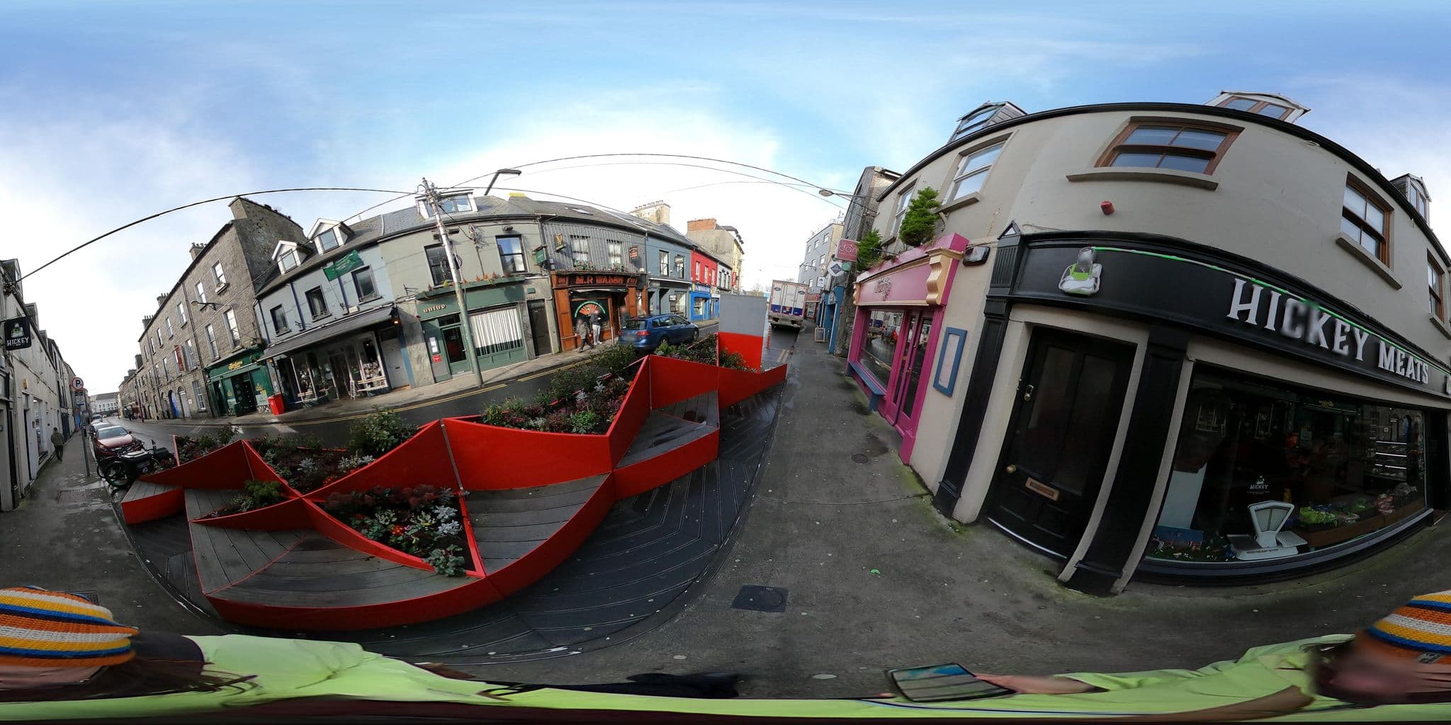 Street view near Galway Arms Inn, Galway — © annekaro (CC BY-SA · Mapillary)