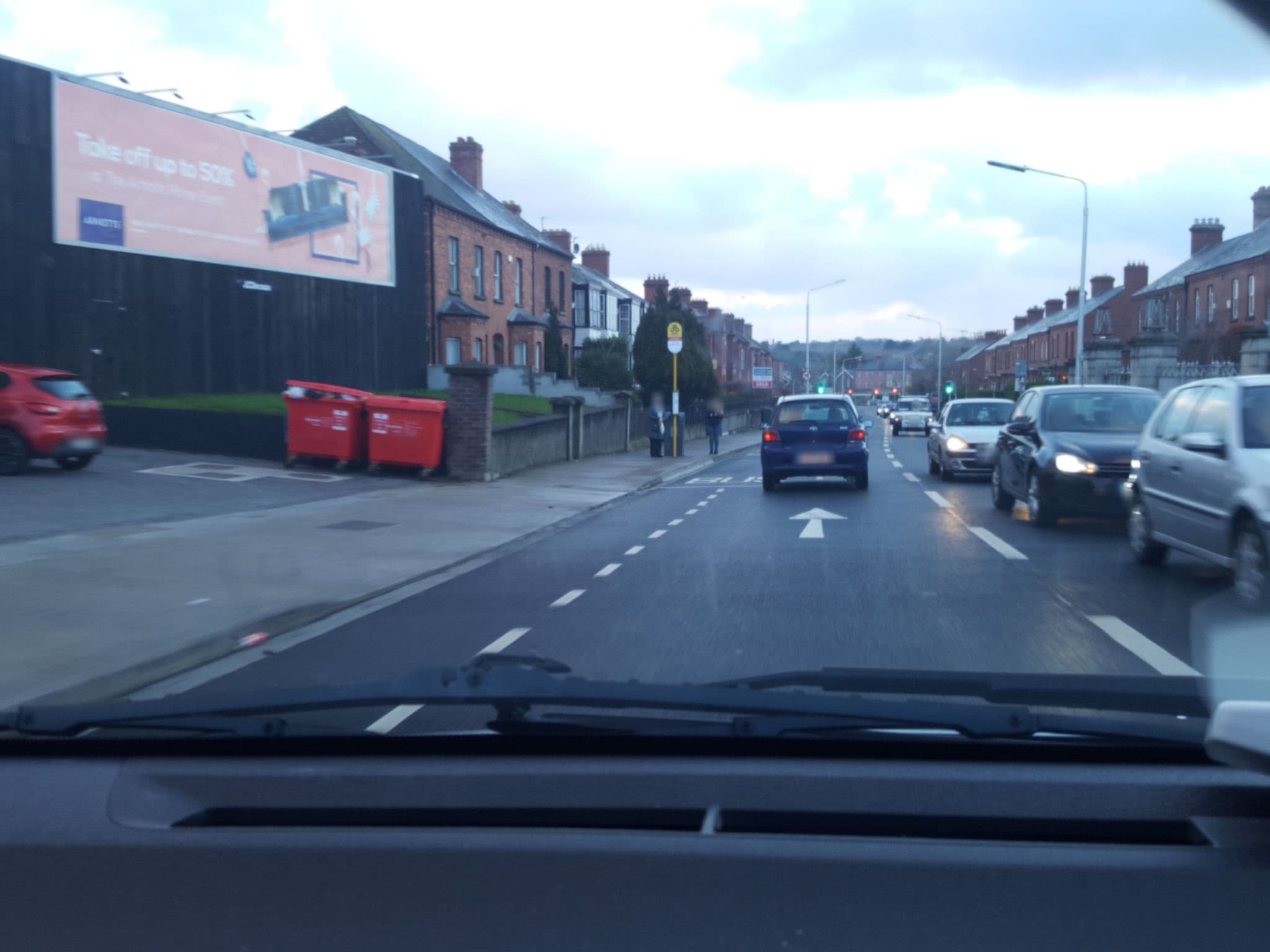 Street view near Sunnybank Hotel, Drumcondra — © bcron10 (CC BY-SA · Mapillary)