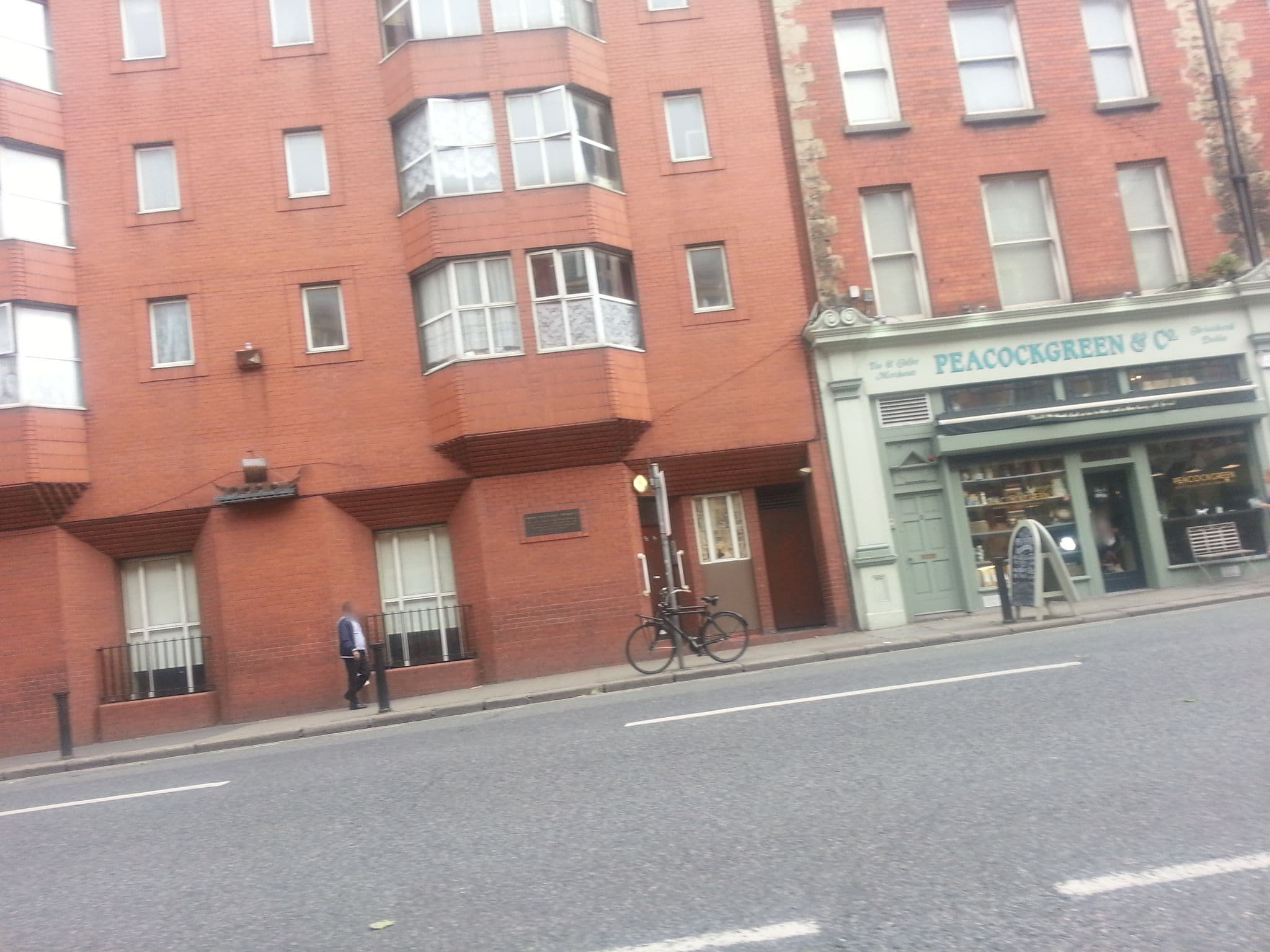 Street view near George Frederic Handel Hotel, Dublin — © pbb (CC BY-SA · Mapillary)