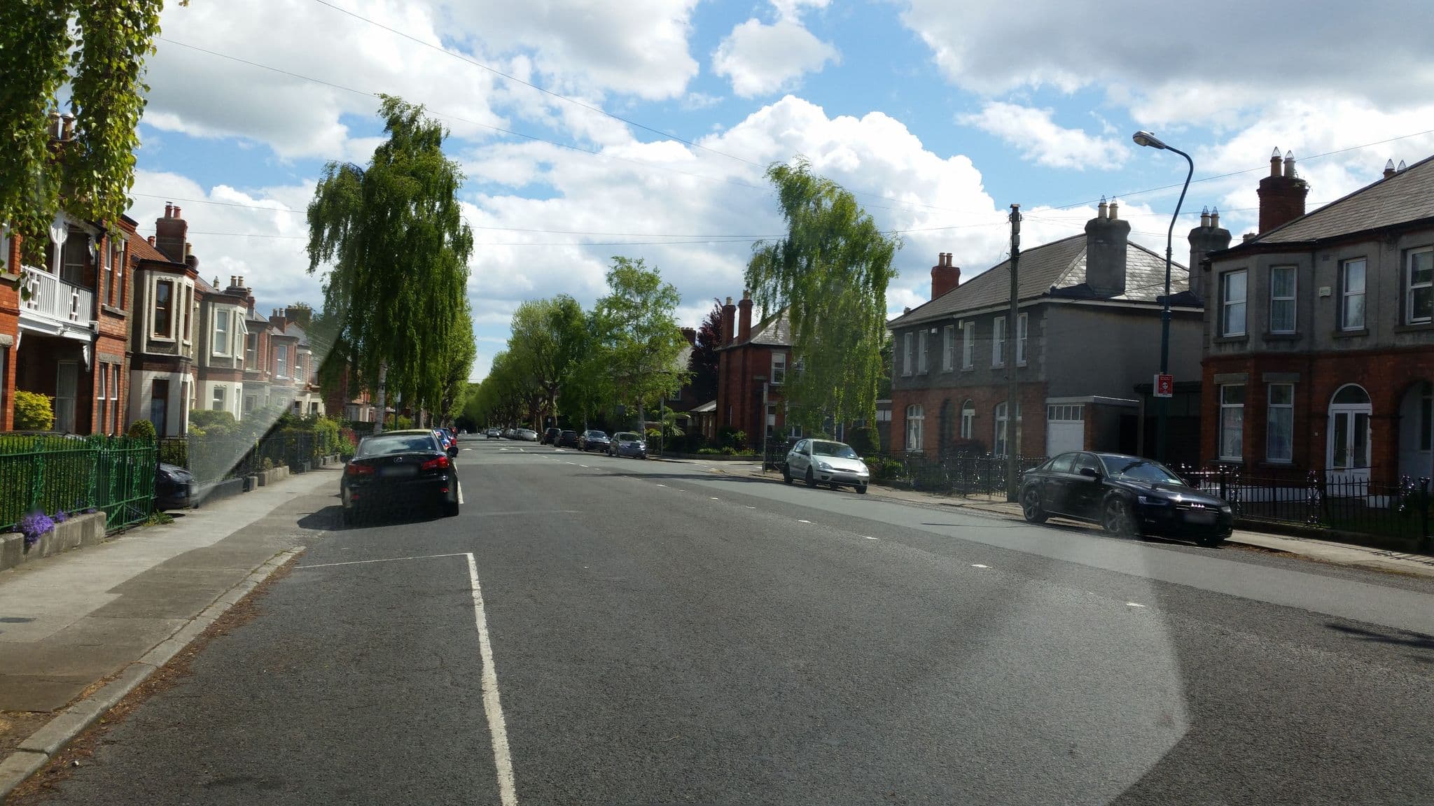 Street view near Avoca House B&B, Drumcondra — © debigc (CC BY-SA · Mapillary)