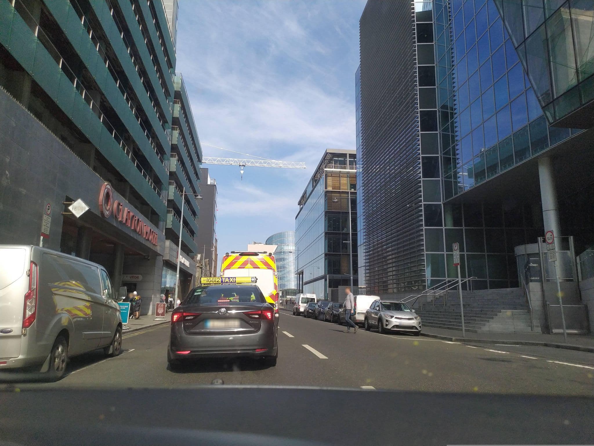 Street view near Clayton Hotel, Ringsend — © pierrebe (CC BY-SA · Mapillary)