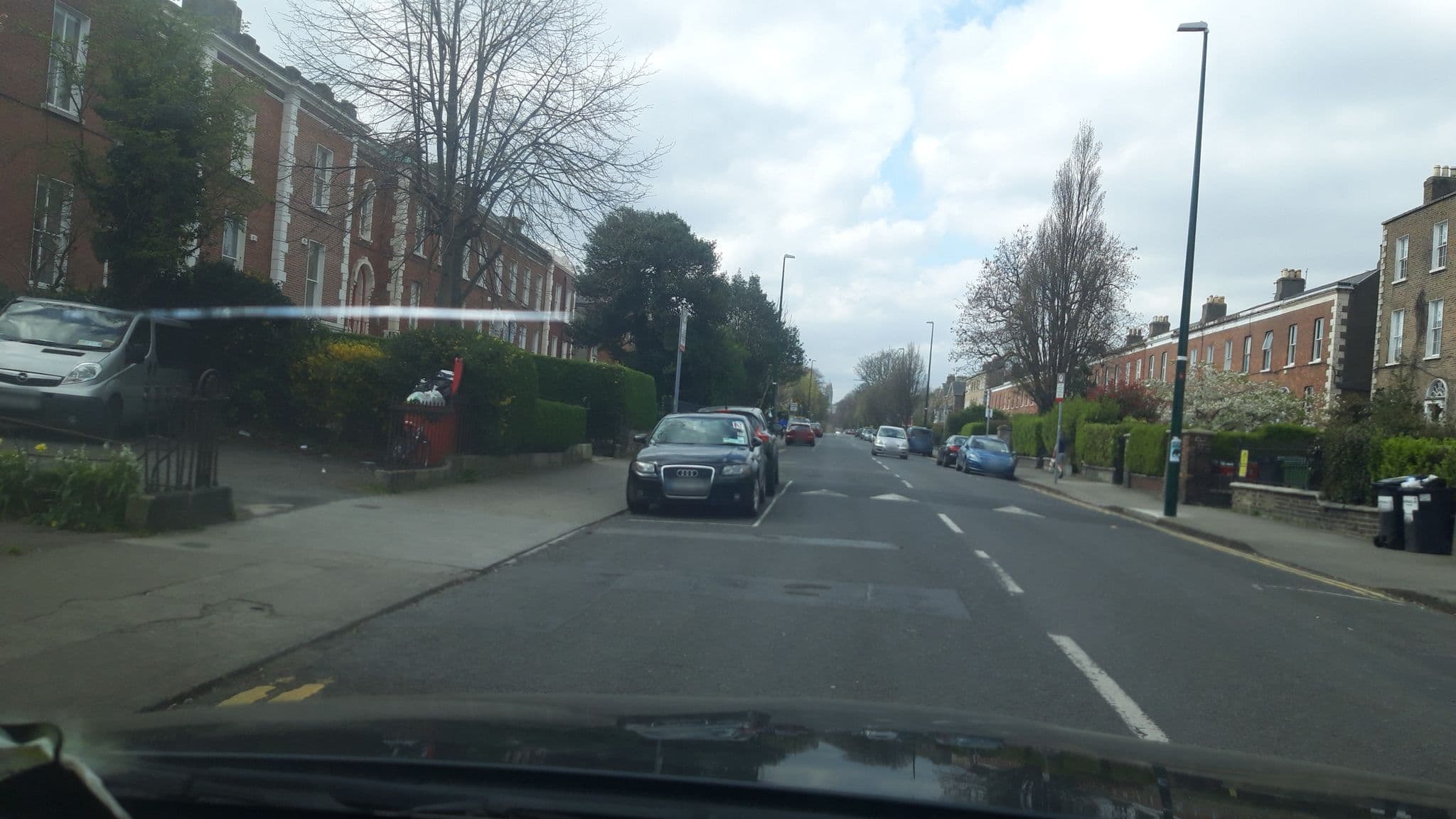 Street view near Clara House Guesthouse, Rathmines — © debigc (CC BY-SA · Mapillary)