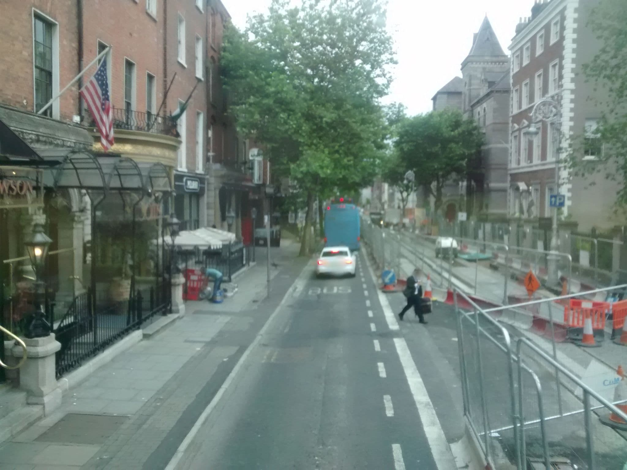 Street view near The Dawson Hotel, Dublin — © stephenjudge (CC BY-SA · Mapillary)