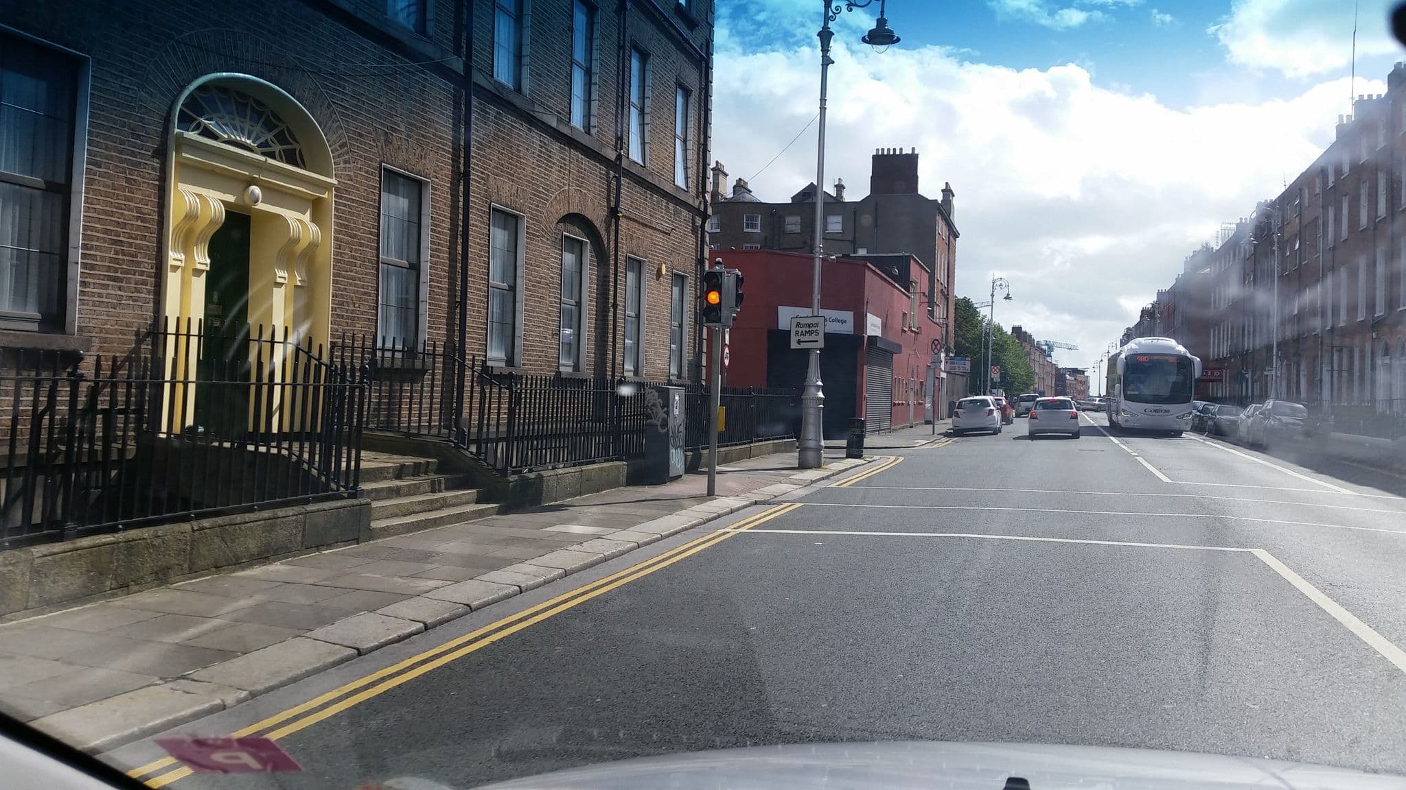 Street view near McElroy Budget Acommodation, Drumcondra — © debigc (CC BY-SA · Mapillary)