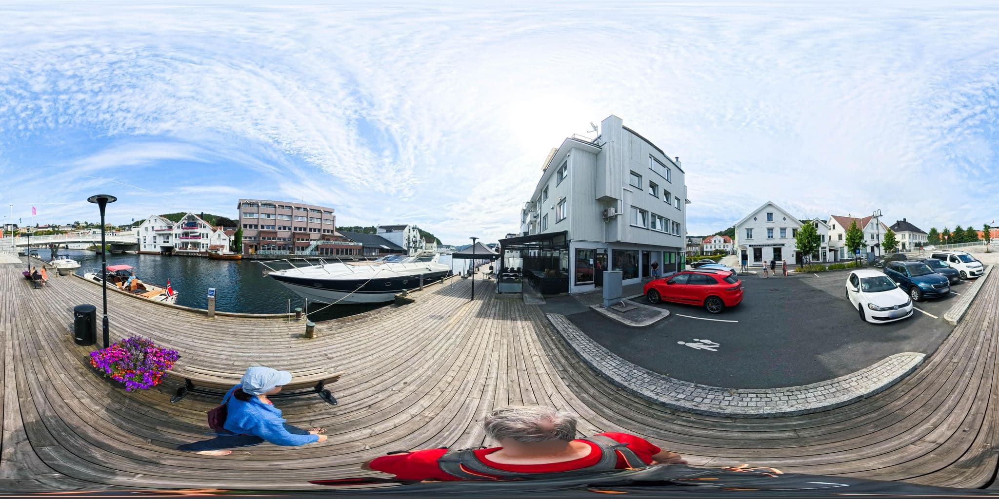 Street view near Maritim Fjordhotel, Flekkefjord — © Hol_Ger (CC BY-SA · Mapillary)