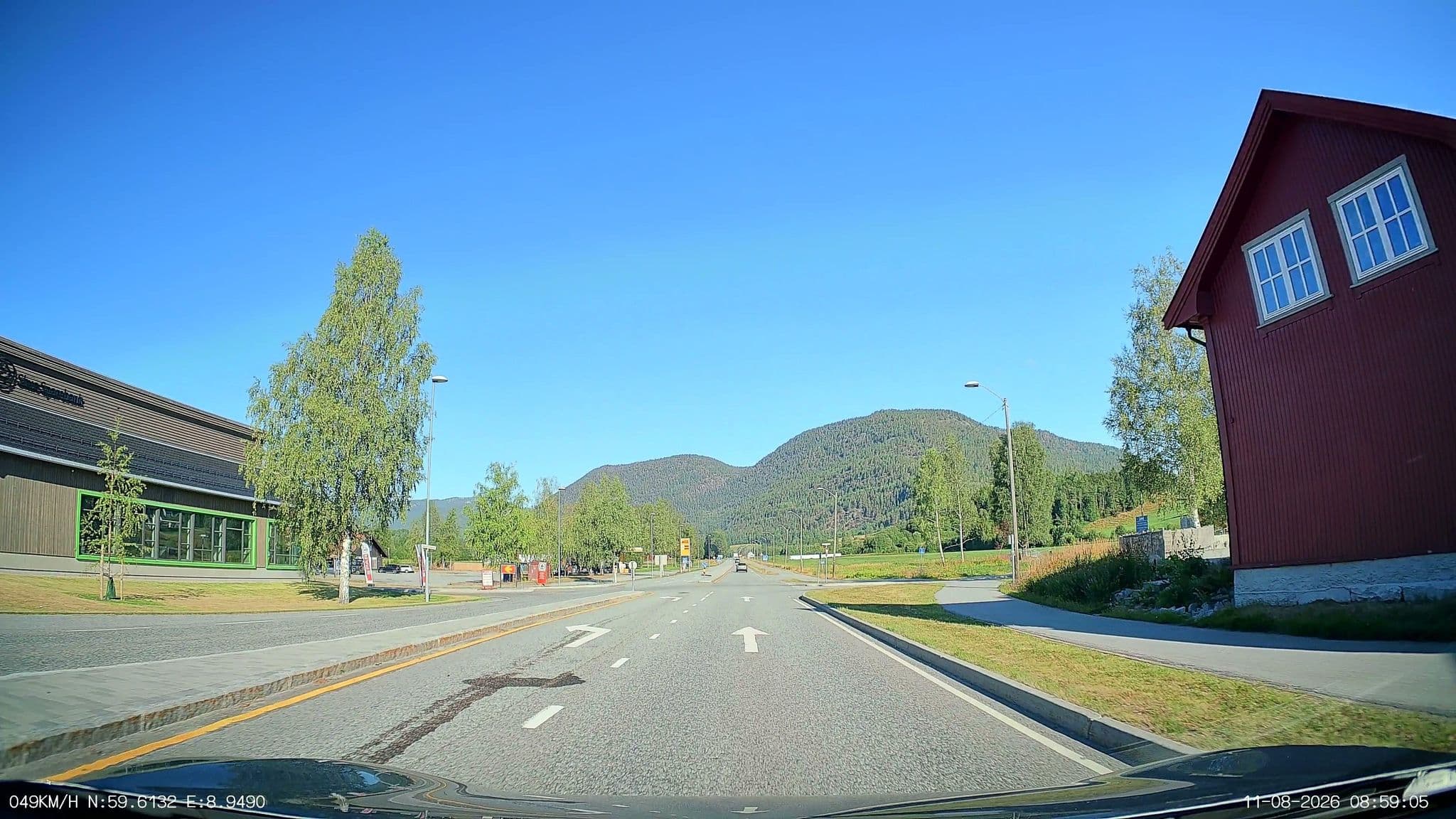Street view near løvheim b&b, Notodden — © thewizard (CC BY-SA · Mapillary)
