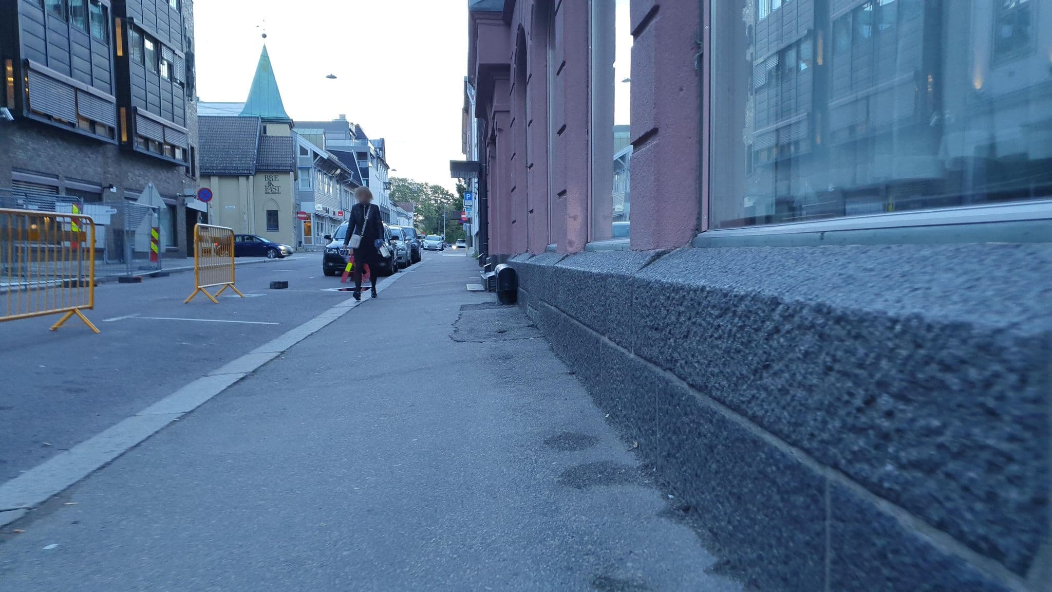 Street view near Grand Nobel Apartments, Tønsberg — © pbb (CC BY-SA · Mapillary)
