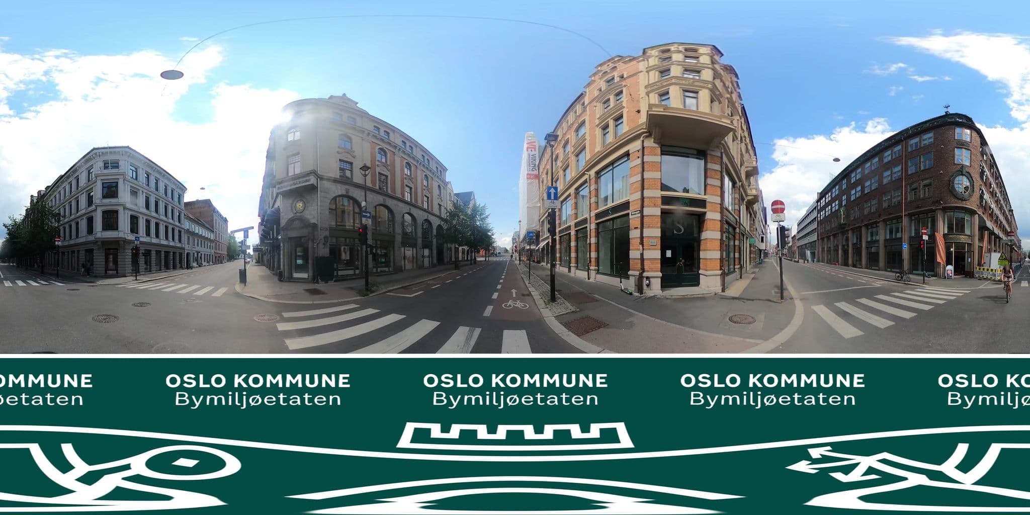 Street view near Forenom Apartments, Oslo — © BYM_OlaJuulHolm (CC BY-SA · Mapillary)