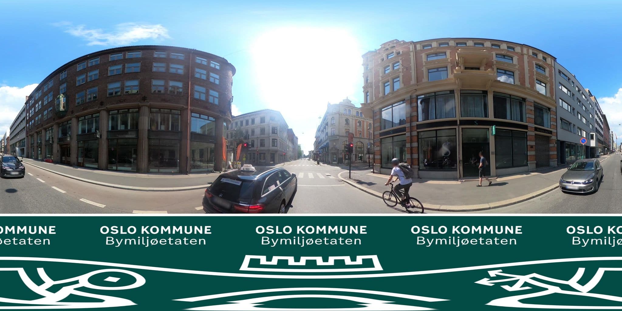 Street view near Oslo Vandrerhjem Central, Oslo — © BYM_OlaJuulHolm (CC BY-SA · Mapillary)