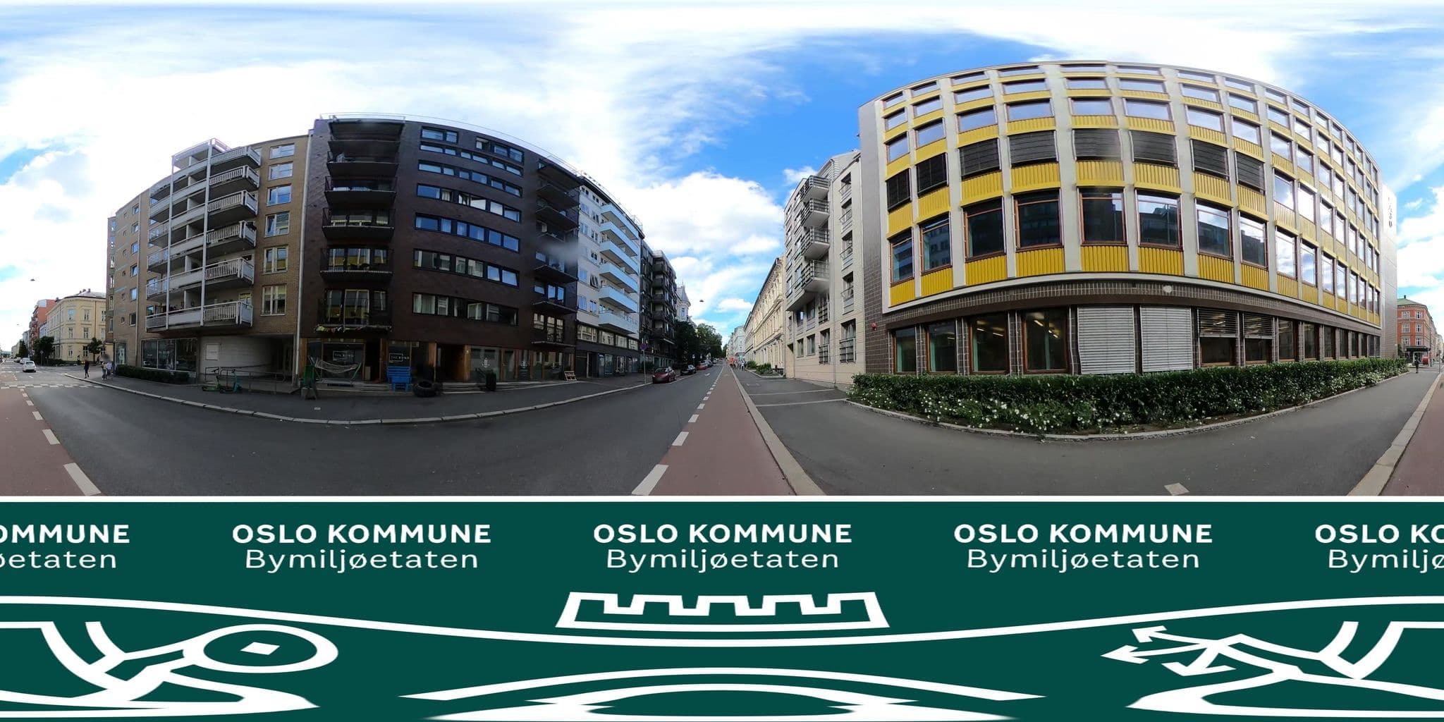 Street view near Frogner House Apartments - Huitfeldtsgate 19, Oslo — © BYM_OlaJuulHolm (CC BY-SA · Mapillary)
