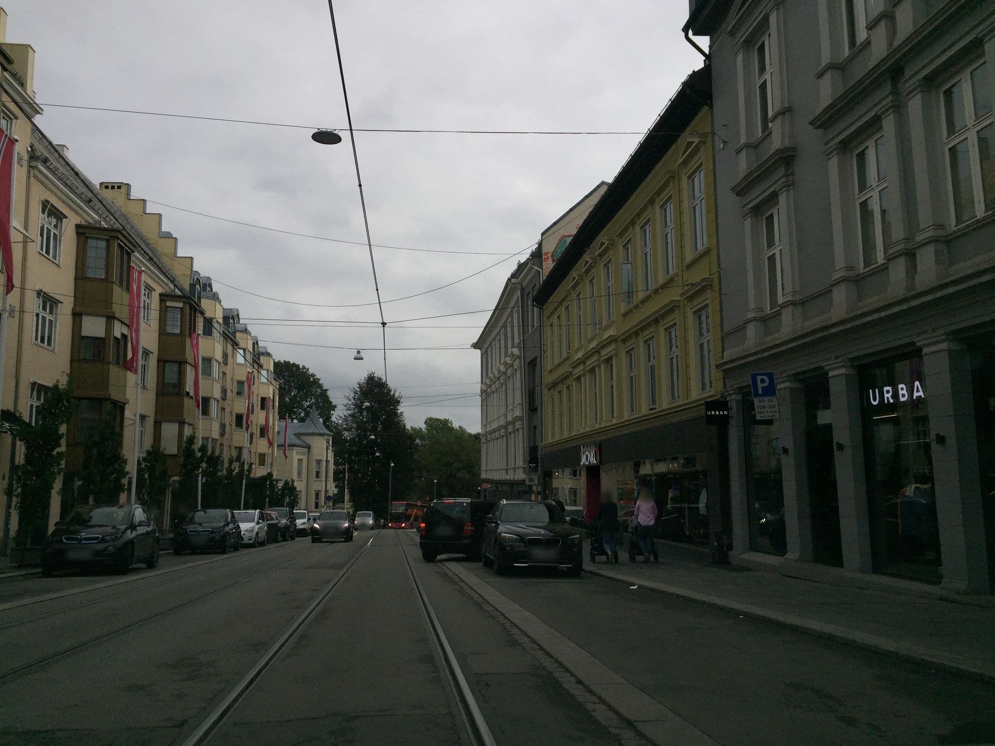 Street view near Eidsbugarden Hotell, Oslo — © richlv (CC BY-SA · Mapillary)