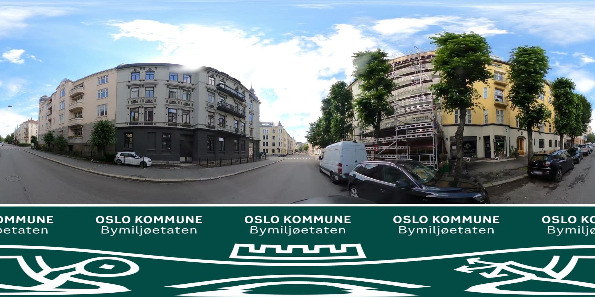 Street view near Frogner Pensjonat, Sjølyststranda — © BYM_OlaJuulHolm (CC BY-SA · Mapillary)