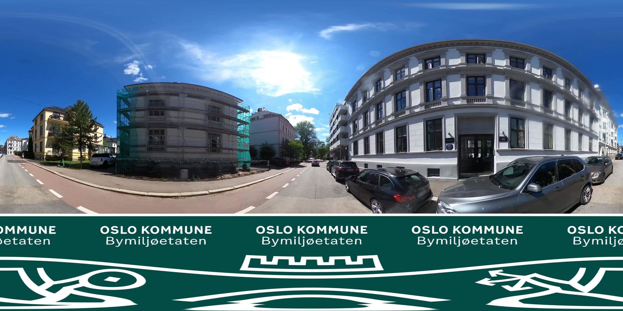 Street view near Hotel Westside Top, Oslo — © BYM_OlaJuulHolm (CC BY-SA · Mapillary)