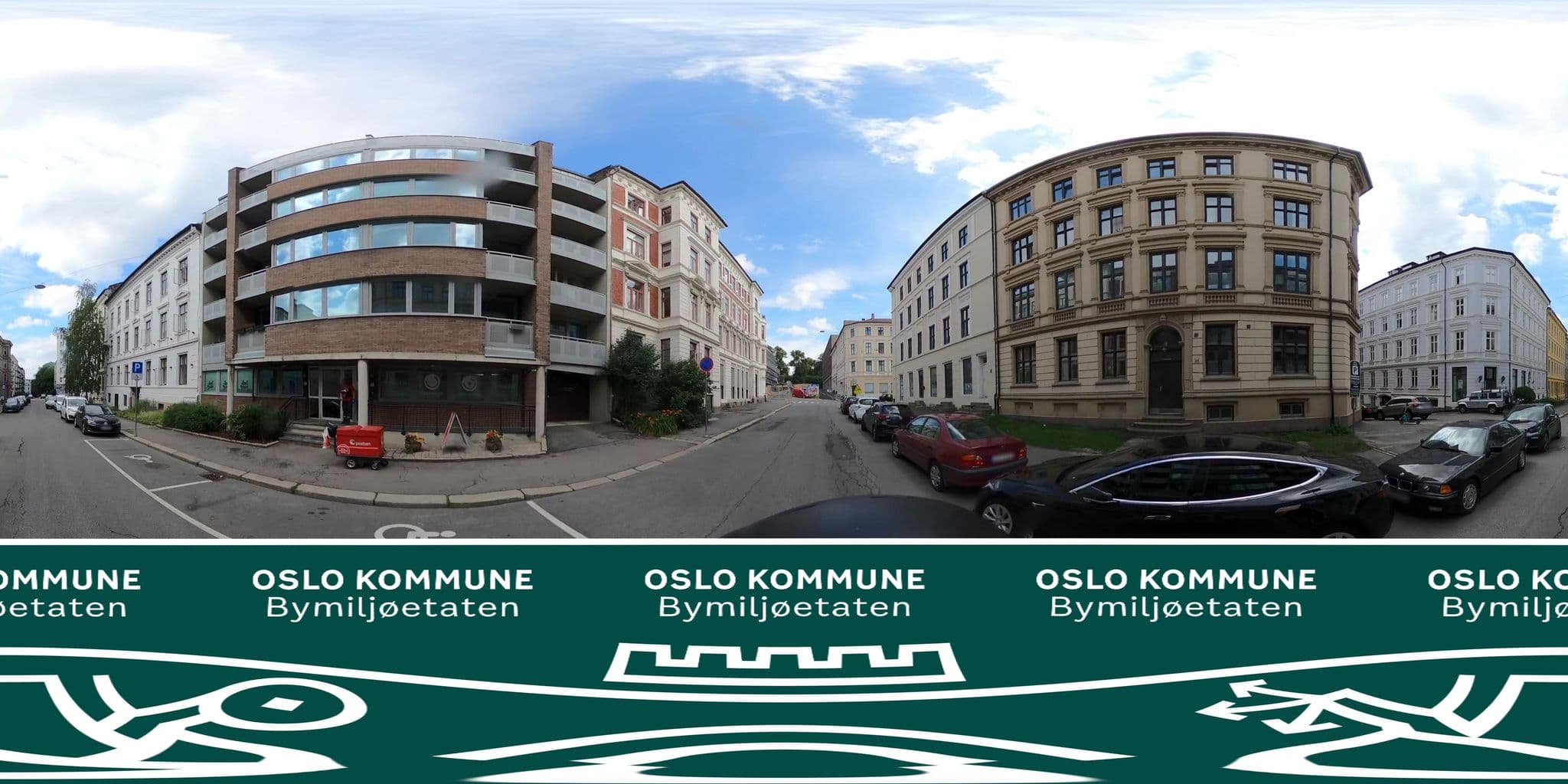 Street view near Frogner House, Oslo — © BYM_OlaJuulHolm (CC BY-SA · Mapillary)