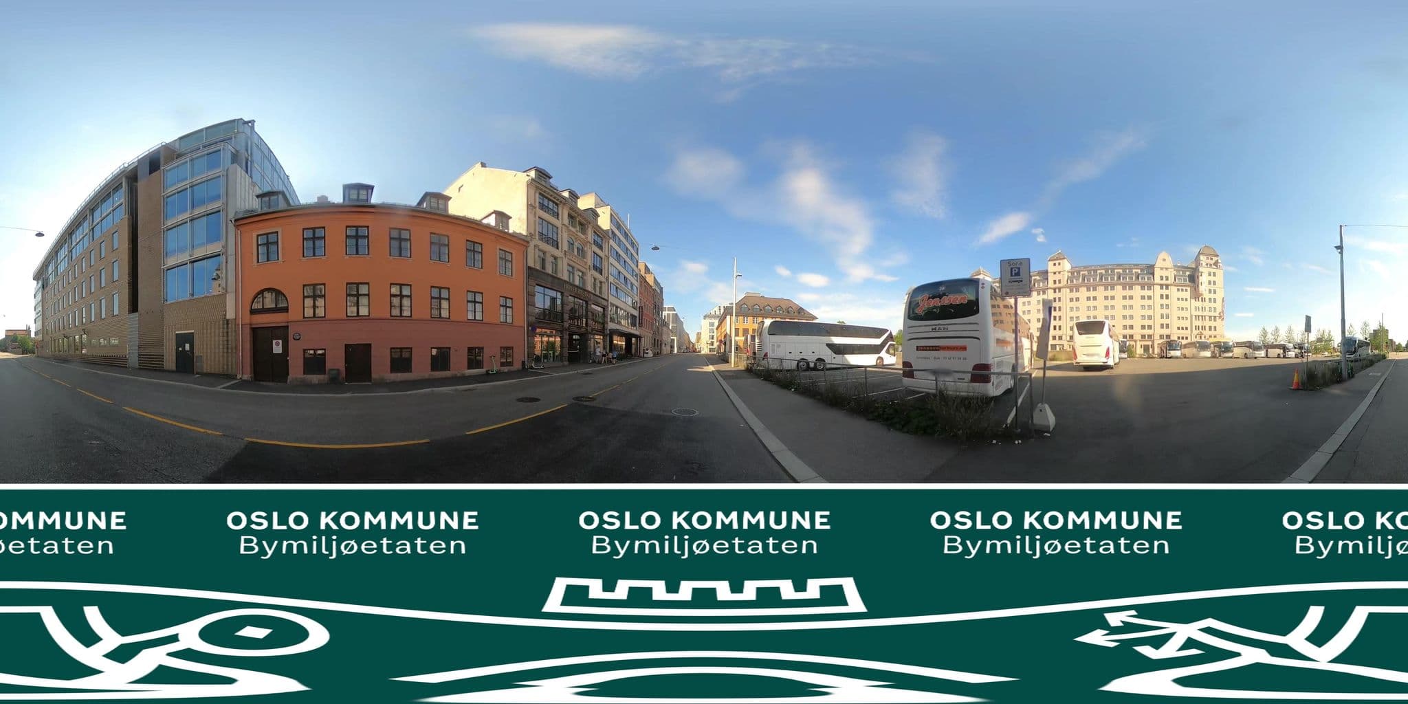 Street view near Clarion Collection Hotel Bastion, Oslo — © BYM_OlaJuulHolm (CC BY-SA · Mapillary)