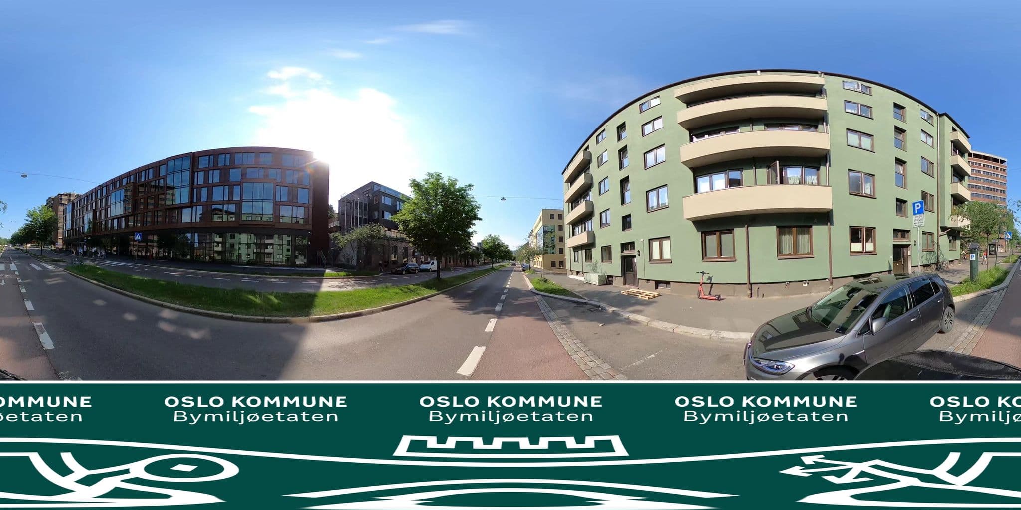 Street view near Norwegian Hotels and Apartments, Ensjø — © BYM_OlaJuulHolm (CC BY-SA · Mapillary)