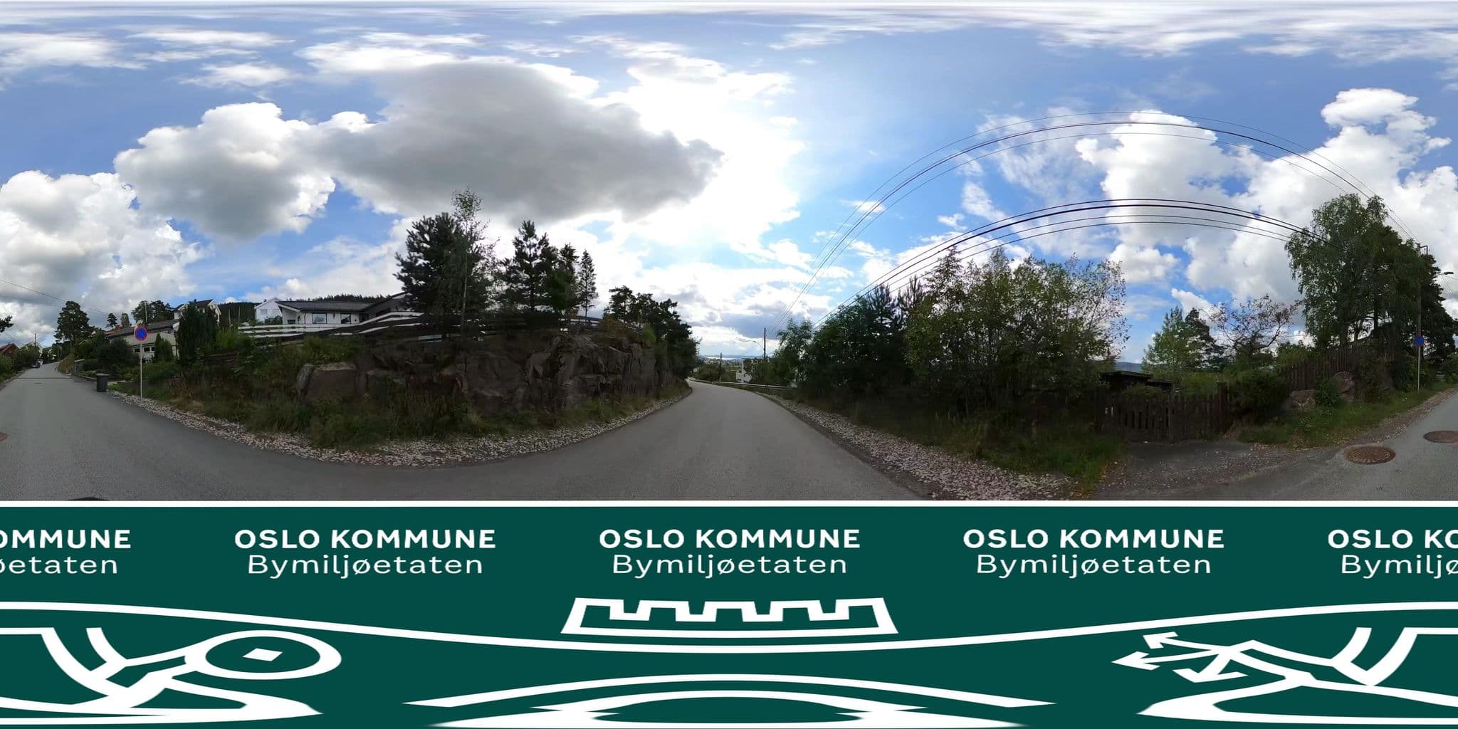 Street view near Oslo Hostel, Frydenberg — © BYM_OlaJuulHolm (CC BY-SA · Mapillary)