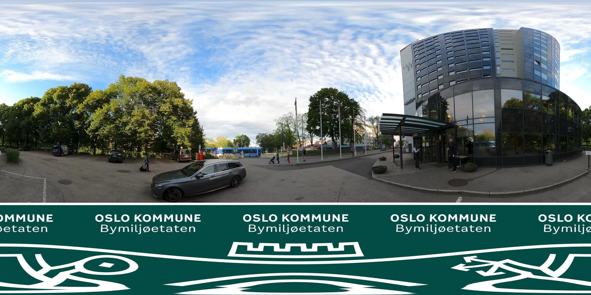 Street view near Albertine Hostel, Oslo — © BYM_OlaJuulHolm (CC BY-SA · Mapillary)