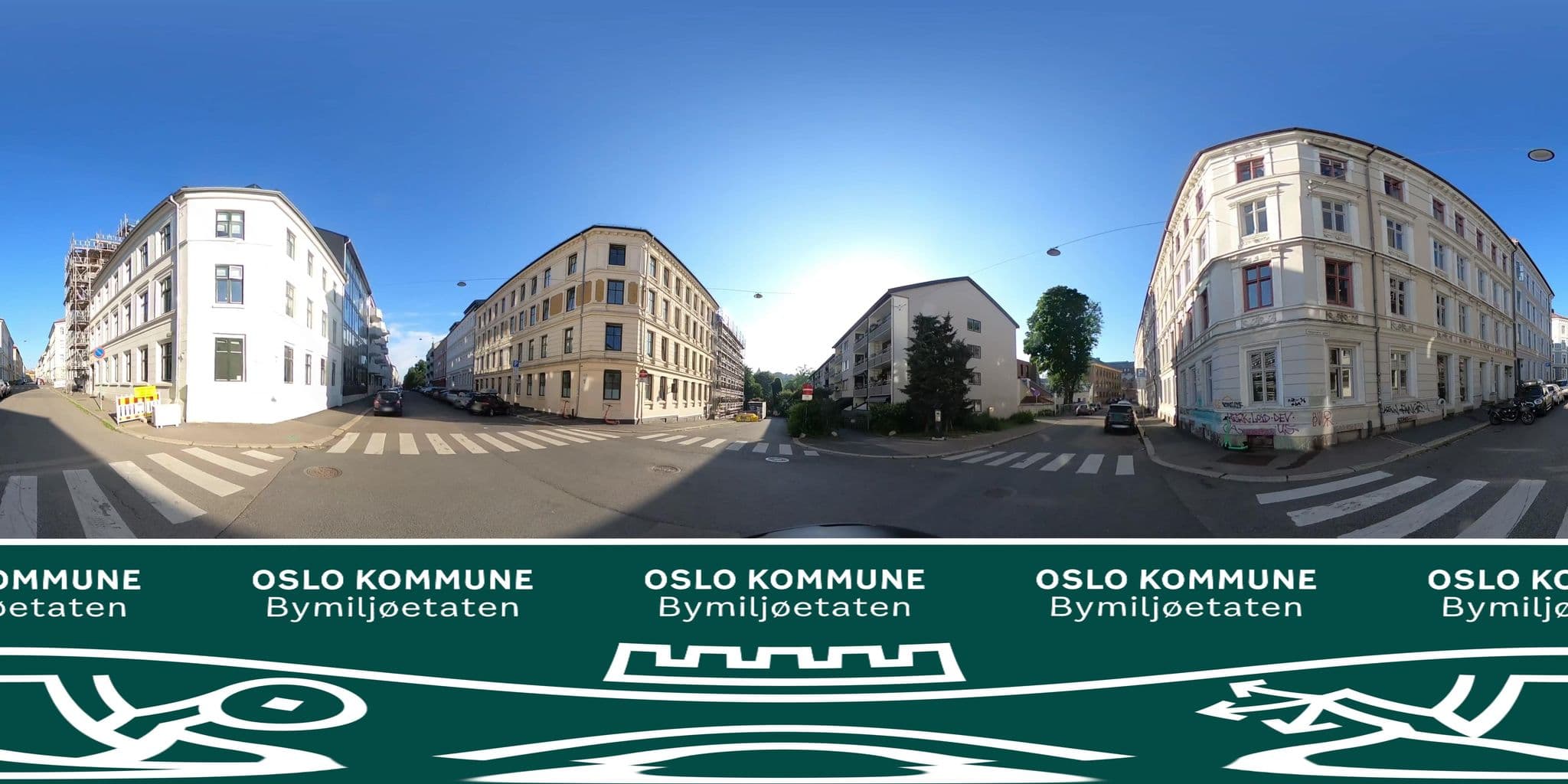 Street view near Frogner House Apartments, Oslo — © BYM_OlaJuulHolm (CC BY-SA · Mapillary)