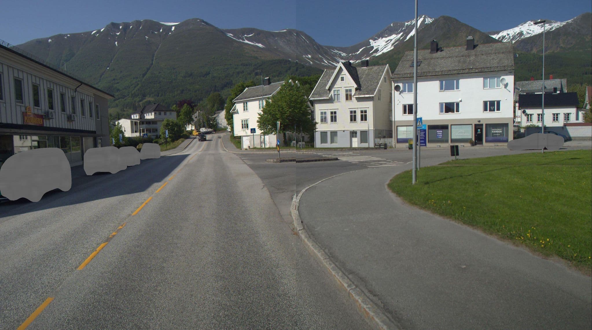 Street view near Ørsta Apartments, Ørsta — © VegvesenITS (CC BY-SA · Mapillary)