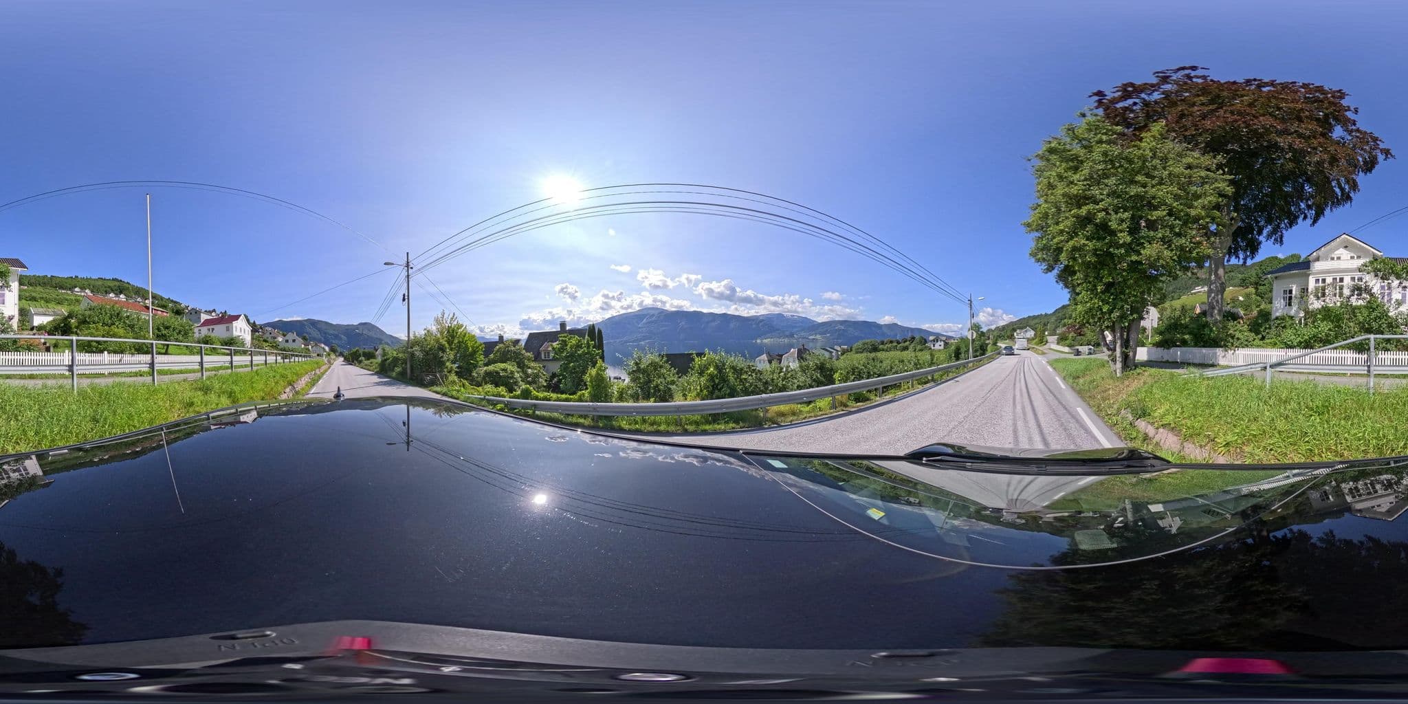 Street view near Leikanger Fjordhotel, Hermansverk — © yannakis (CC BY-SA · Mapillary)