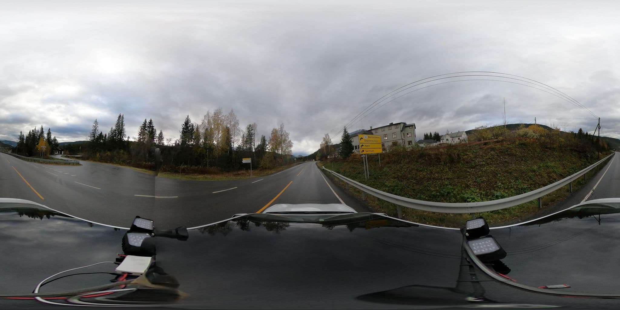 Street view near Fossevang Gjestehus Västerlund, Vang — © catoandersen (CC BY-SA · Mapillary)