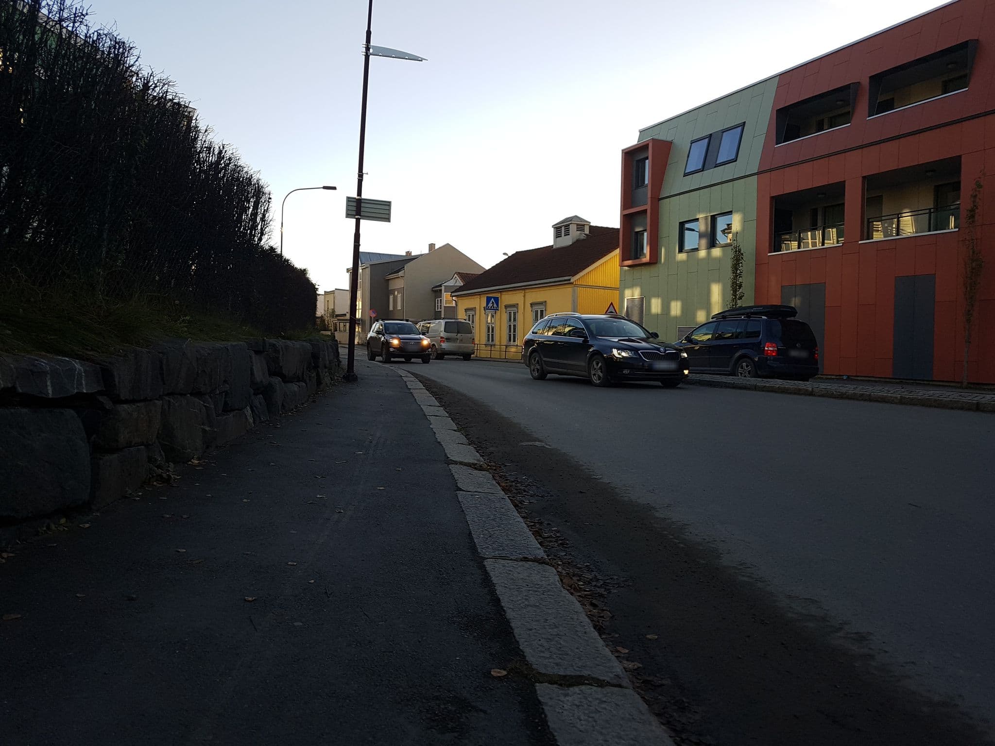 Street view near Europark, Lillehammer — © pbb (CC BY-SA · Mapillary)