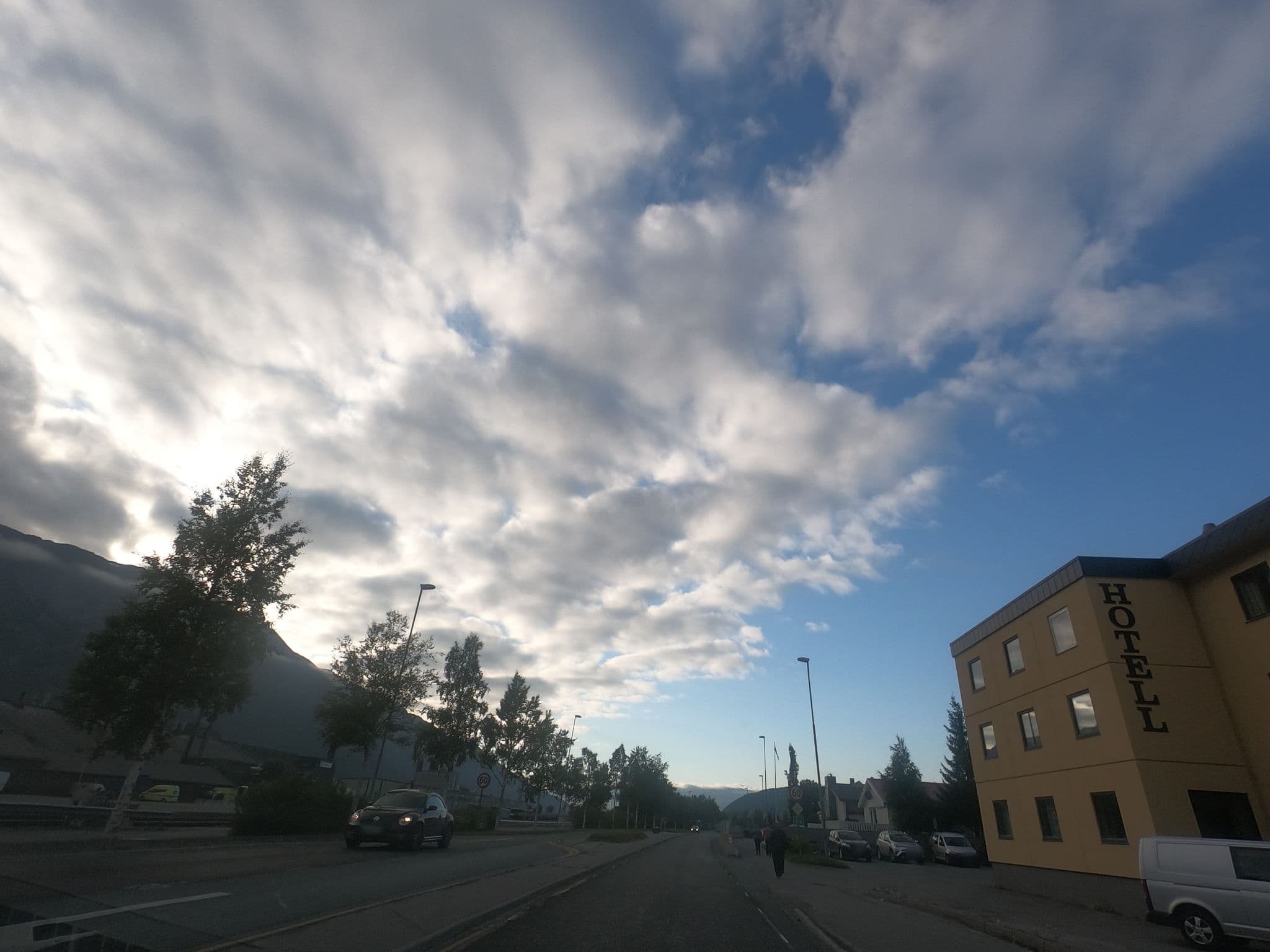 Street view near Mosjoen Hotel, Mosjøen — © sigtill (CC BY-SA · Mapillary)