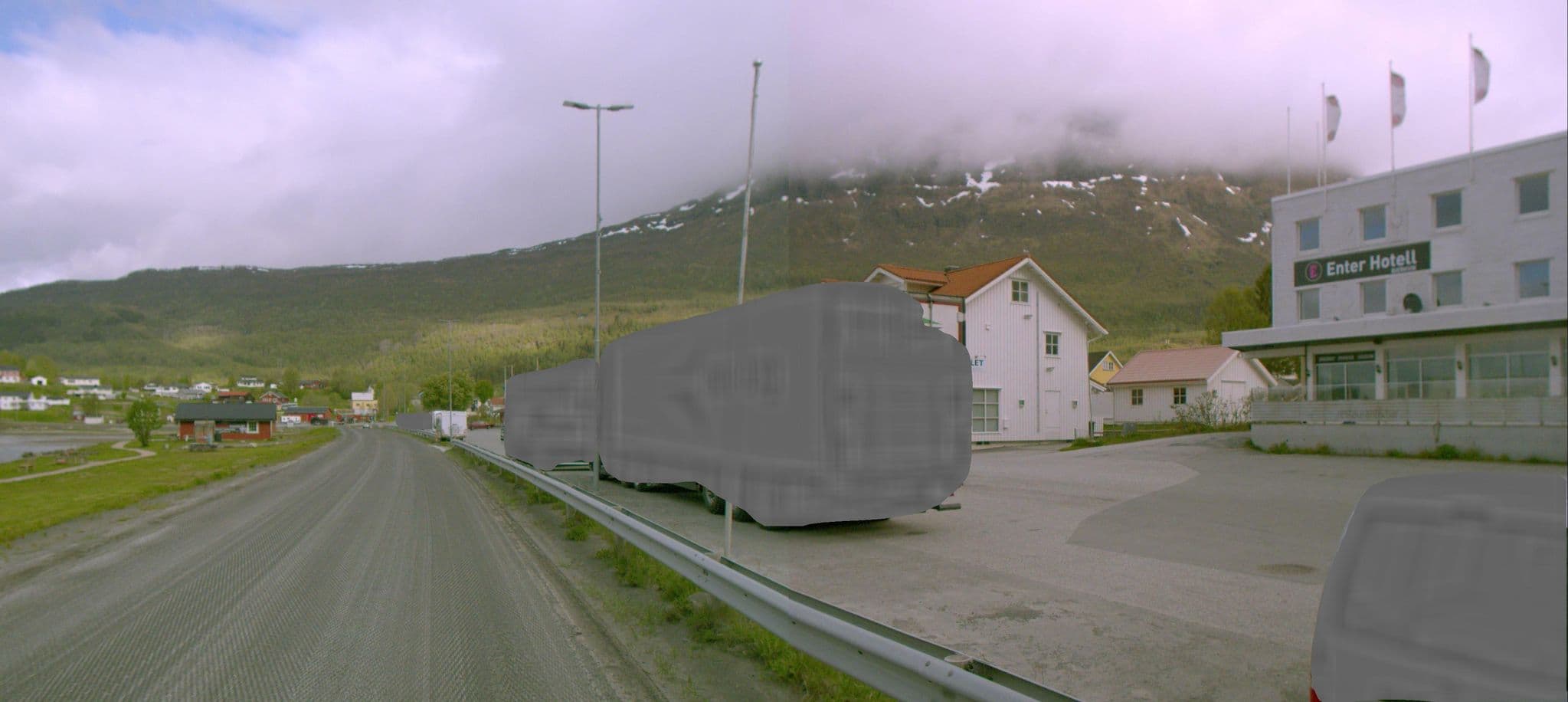 Street view near velkommen bjervik hotel, Bjerkvik — © VegvesenITS (CC BY-SA · Mapillary)