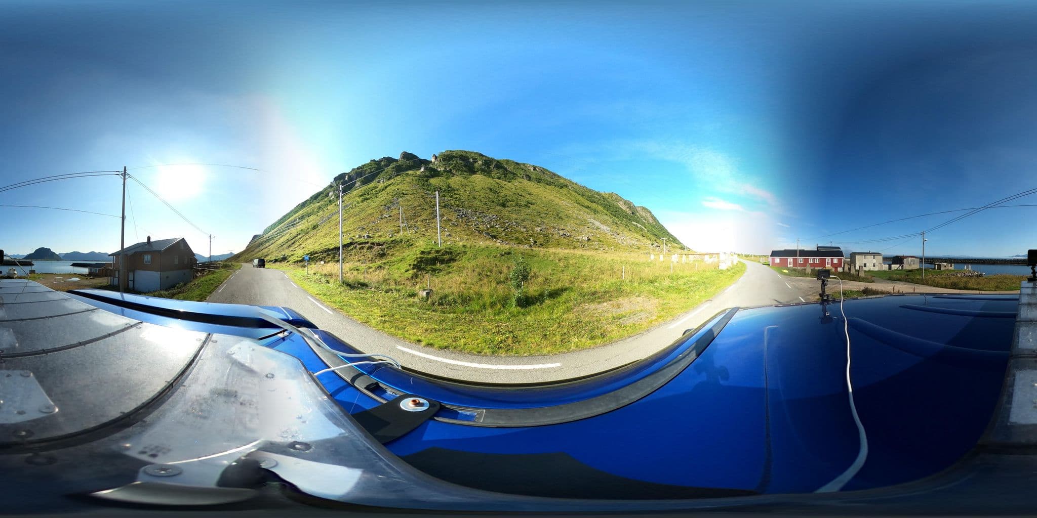 Street view near Fishermans Residence, Evjen — © catoandersen (CC BY-SA · Mapillary)