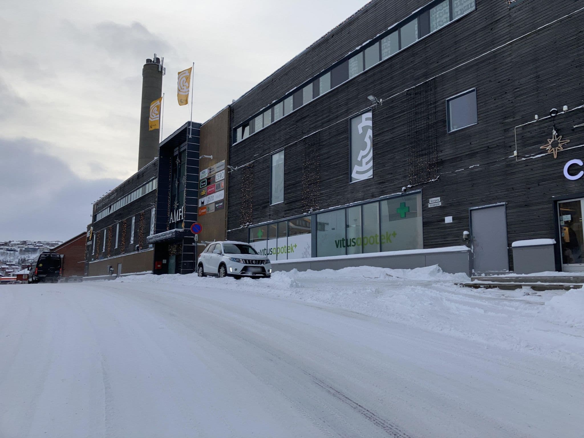 Street view near Gapahuken Drift, Kirkenes — © southglos (CC BY-SA · Mapillary)