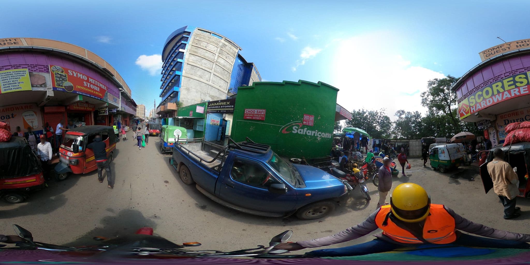 Street view near Comfy Guesthouse, Nakuru — © danbomett (CC BY-SA · Mapillary)