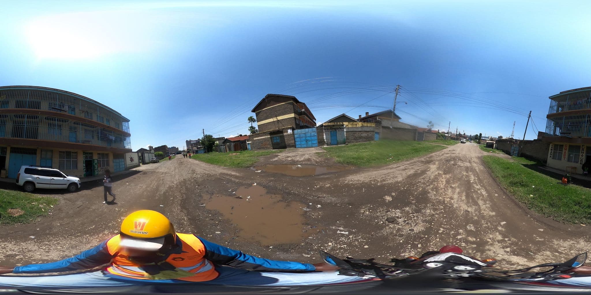 Street view near Waffles Suites Hotel, Nakuru — © danbomett (CC BY-SA · Mapillary)