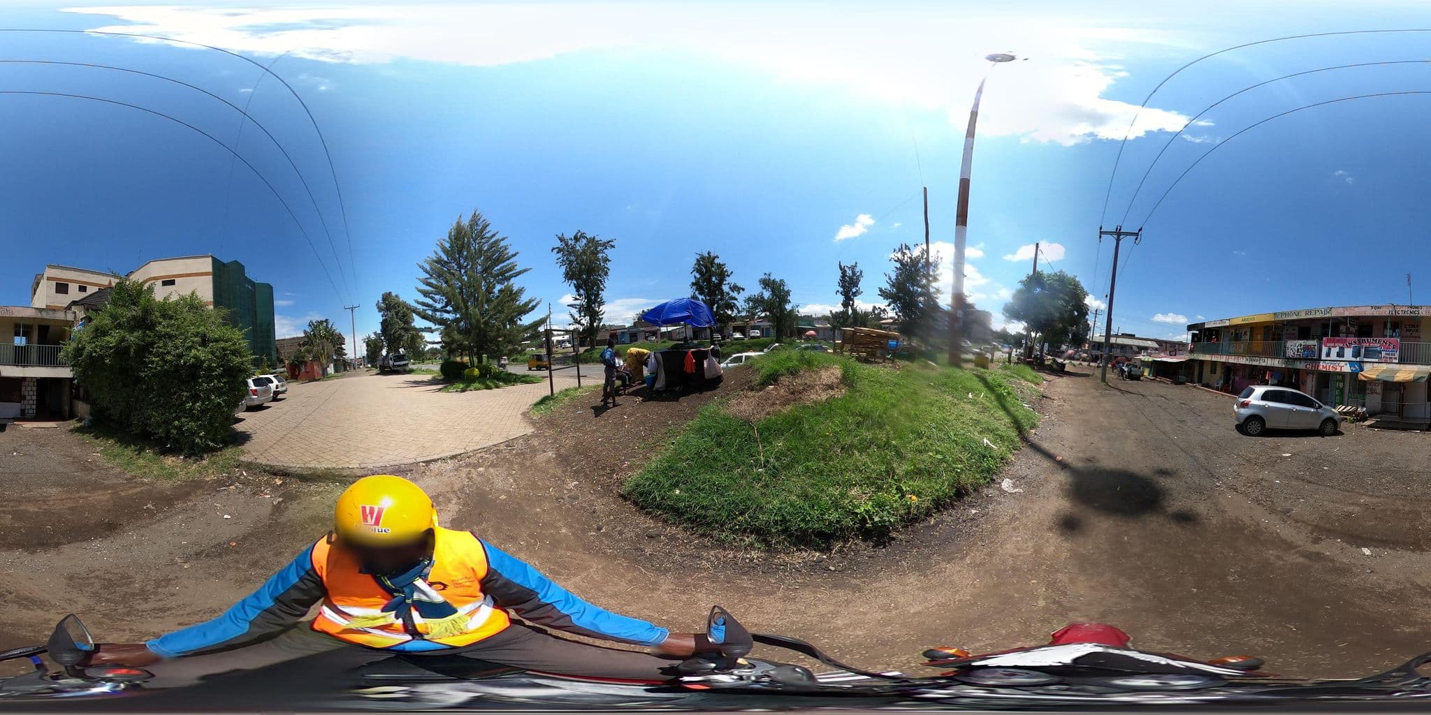 Street view near Donnies Hotel, Kiamunyi, Nakuru — © danbomett (CC BY-SA · Mapillary)