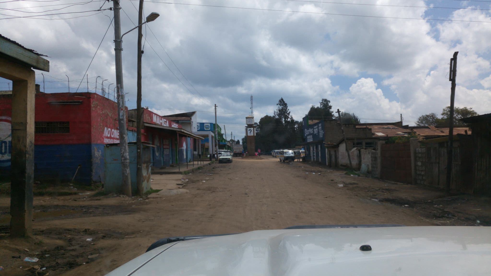 Street view near Sherrifz Hotel, Nyahururu — © roadroid (CC BY-SA · Mapillary)
