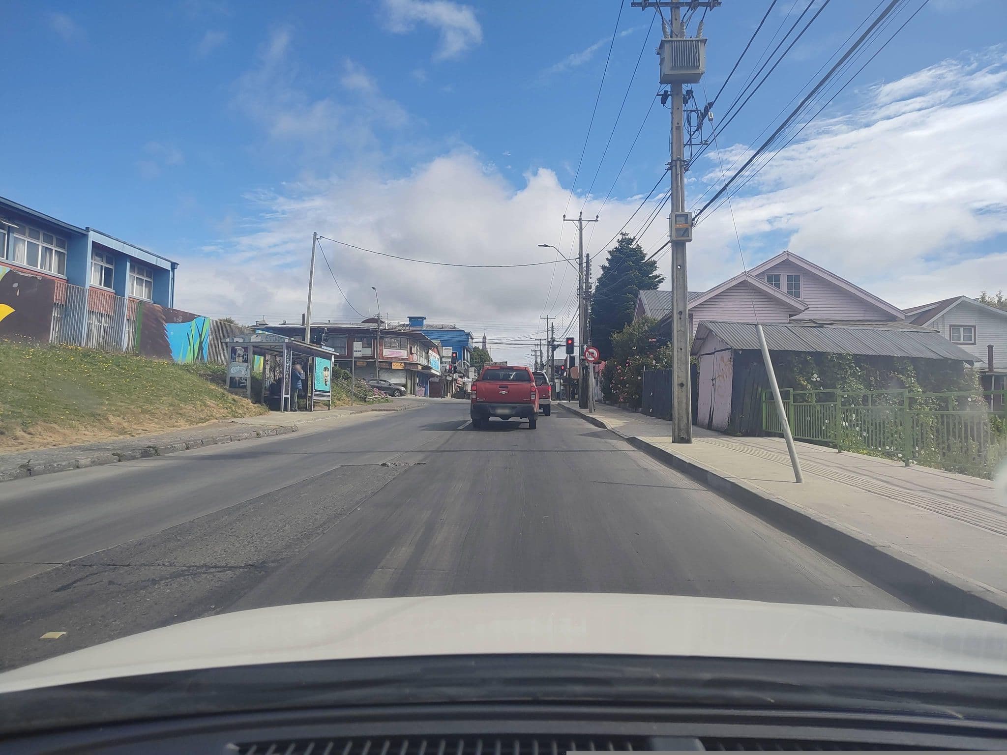 Street view near Hostal María Bórquez, Castro — © andresduhour (CC BY-SA · Mapillary)