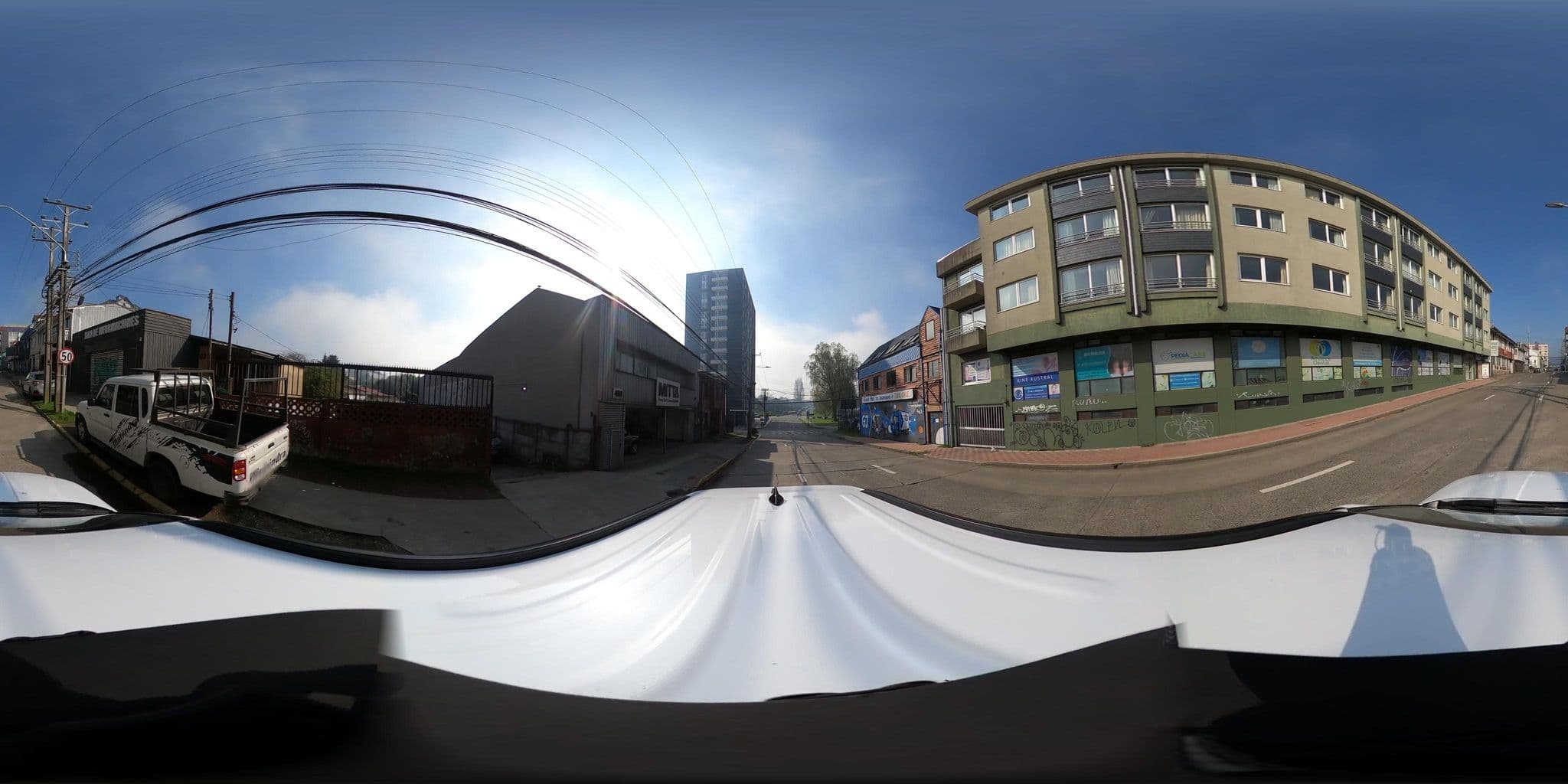 Street view near ApartHotel Carampangue, Valdivia — © Transporte_DSS (CC BY-SA · Mapillary)