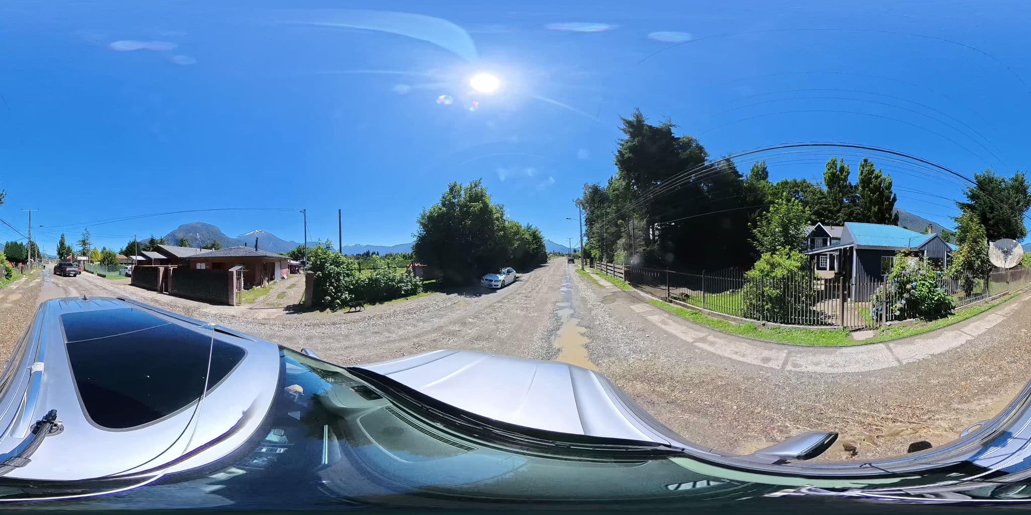 Street view near Hotel y Cabañas Patagonia Green, Puerto Aysén — © Antoniam (CC BY-SA · Mapillary)