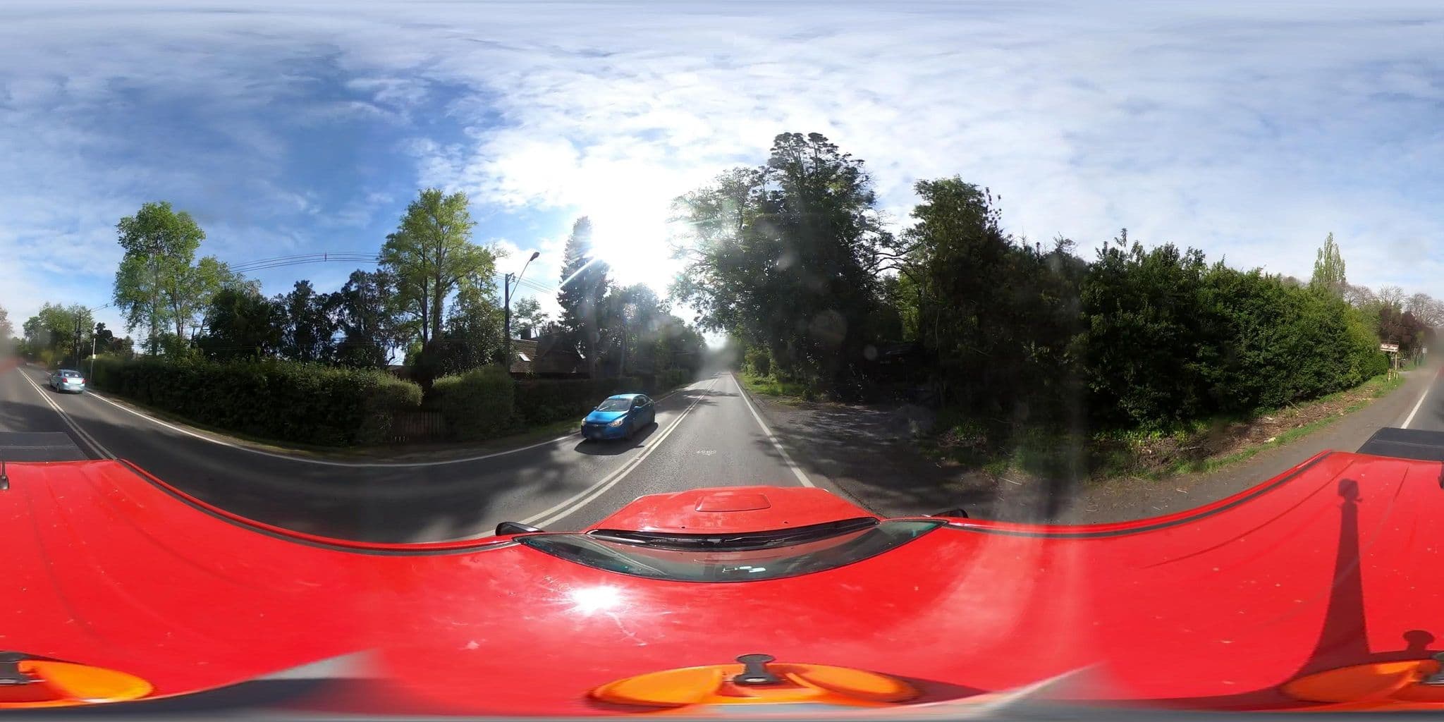 Street view near Cabañas Hueney, Pucón — © SolutivaSistemas (CC BY-SA · Mapillary)