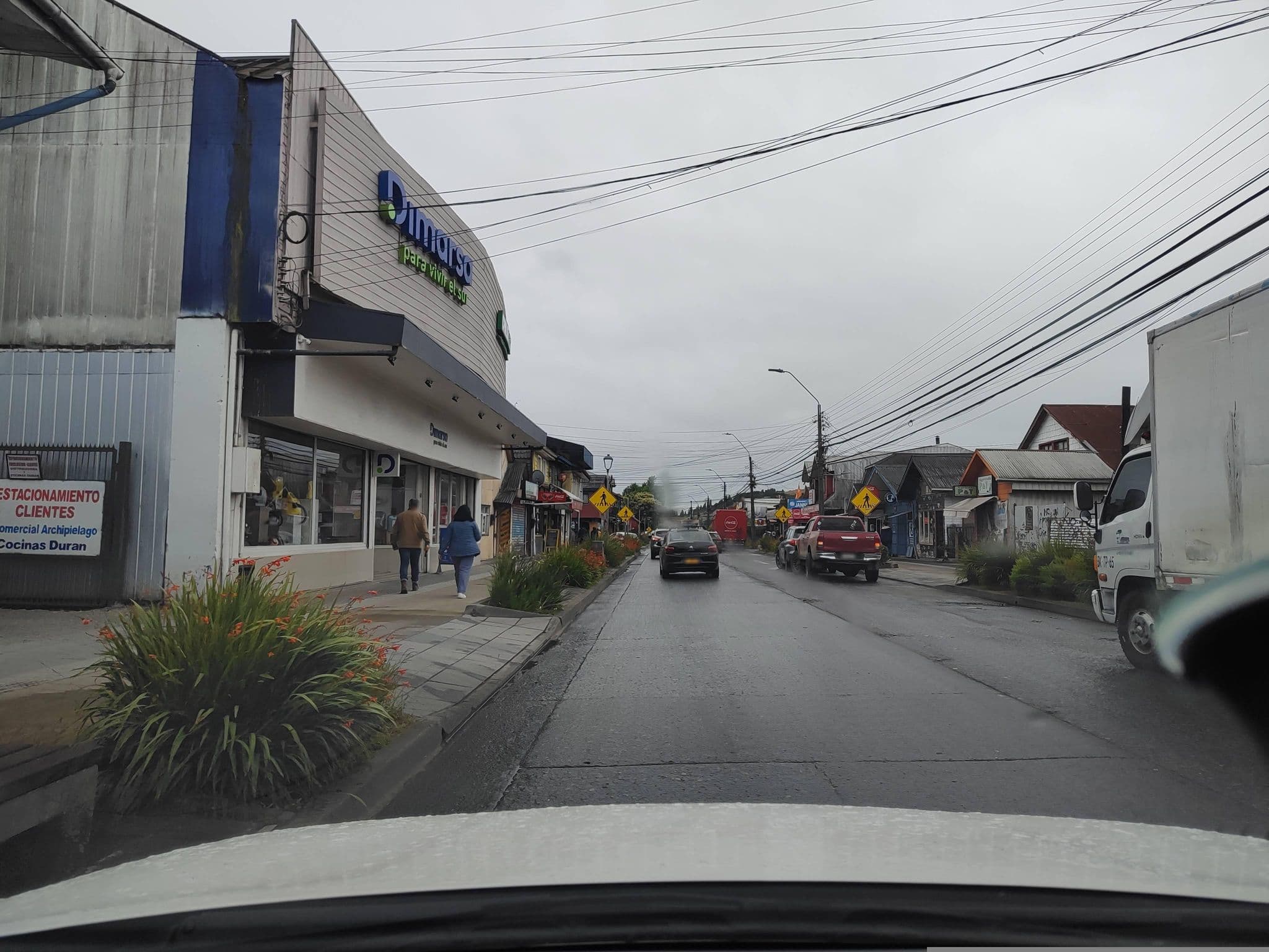 Street view near Hostería Patagonia, Castro — © andresduhour (CC BY-SA · Mapillary)