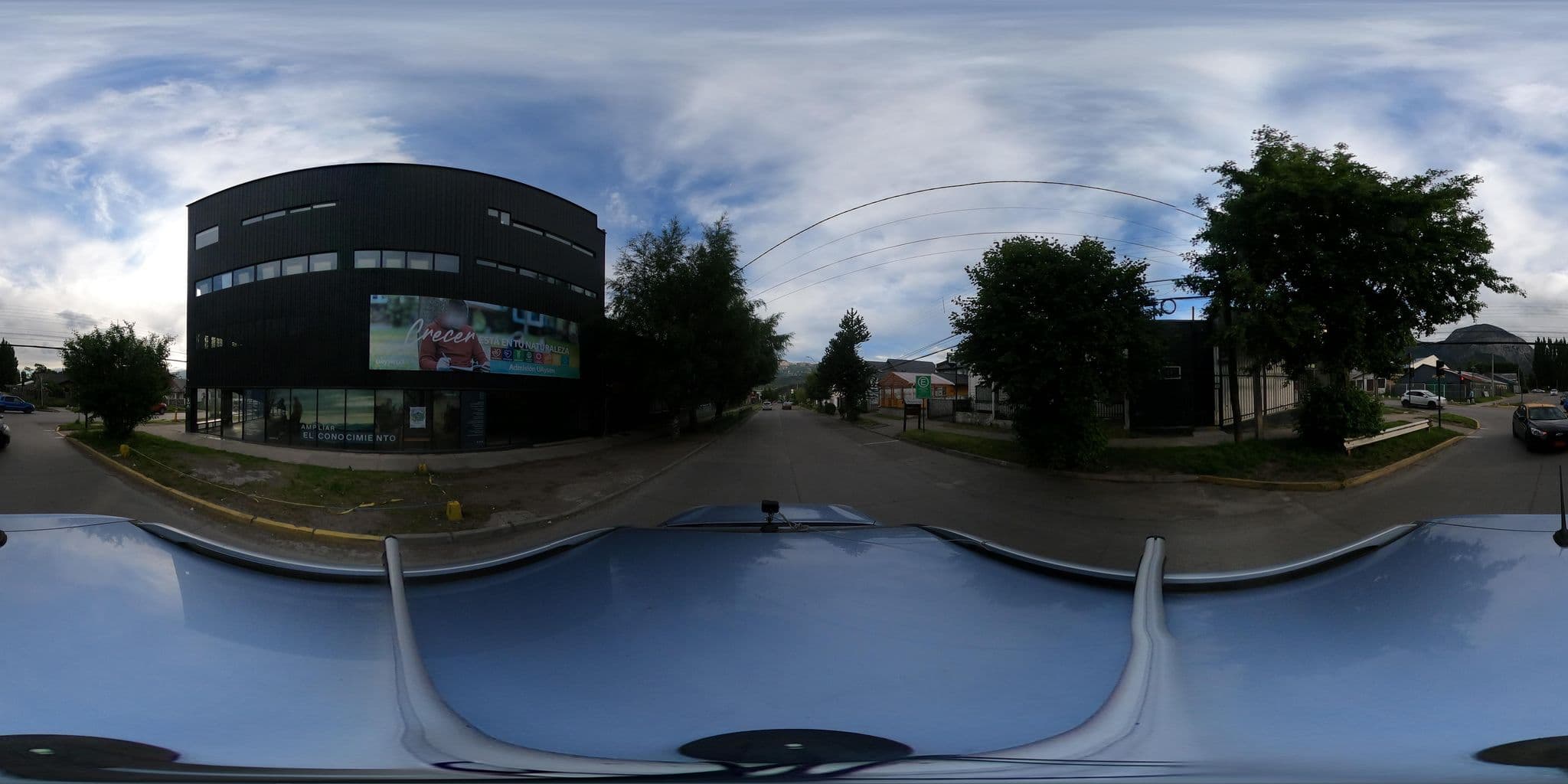 Street view near Anita Hostel, Coyhaique — © Kaart_Local (CC BY-SA · Mapillary)