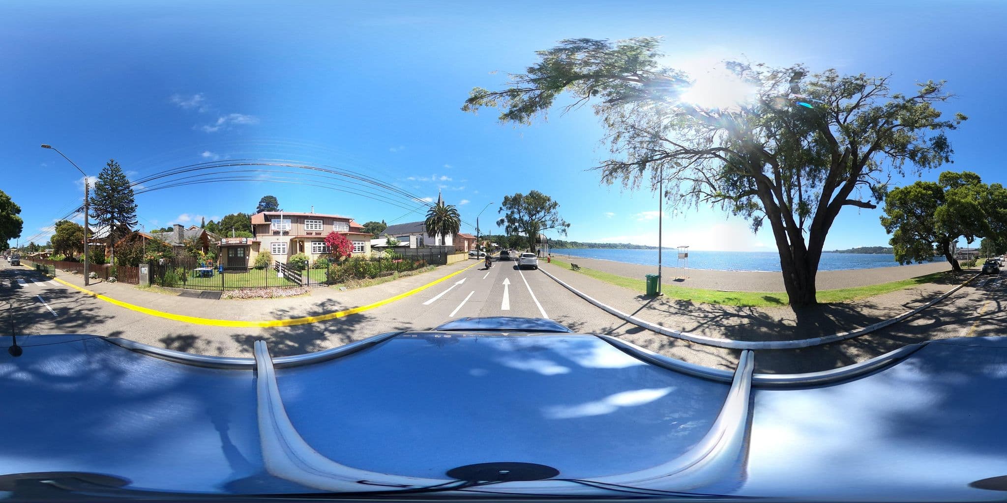 Street view near Cabañas Musikstrasse y Valle del Tirol, Frutillar — © Kaart_Local (CC BY-SA · Mapillary)