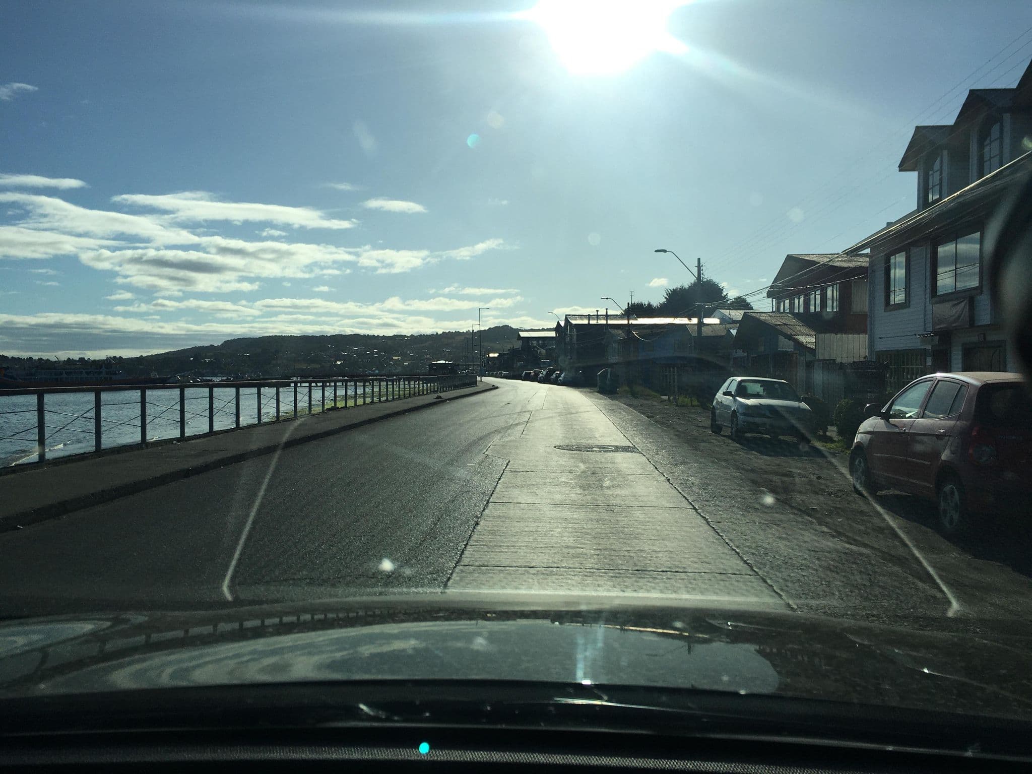 Street view near Hostal Mitos, Quellón — © ariellopez (CC BY-SA · Mapillary)