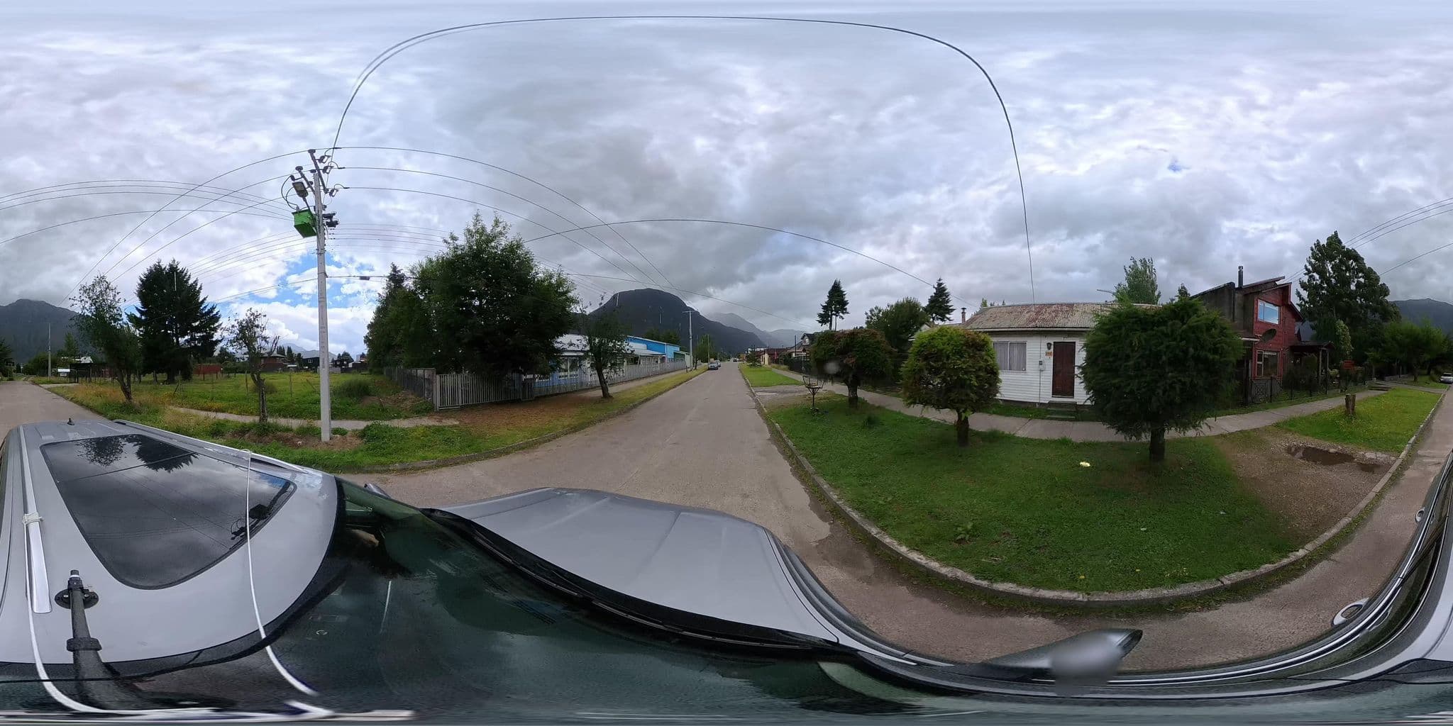 Street view near Cabañas Rio Aysen, Puerto Aysén — © Antoniam (CC BY-SA · Mapillary)