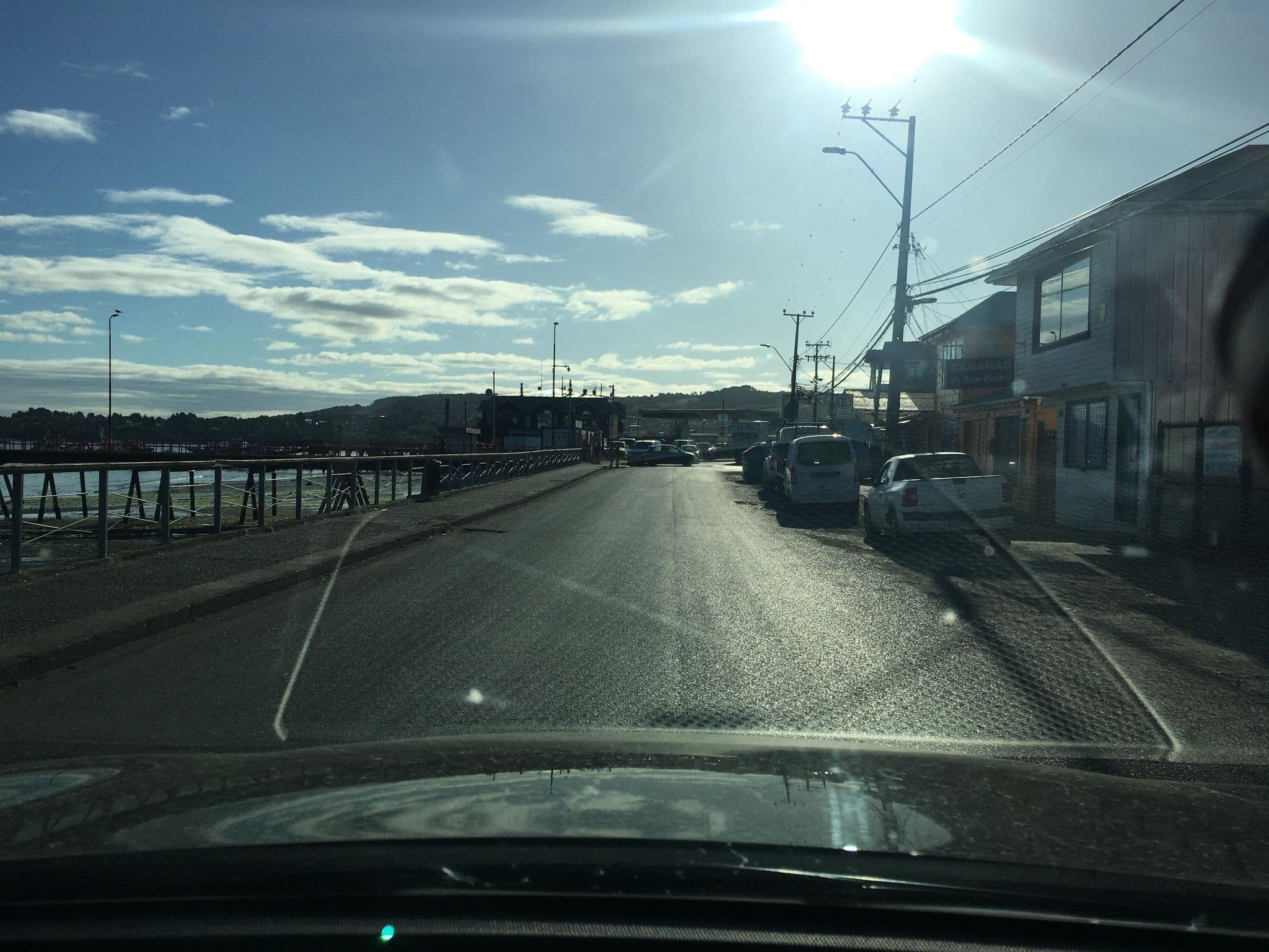 Street view near Hotel Tierra del Fuego, Quellón — © ariellopez (CC BY-SA · Mapillary)