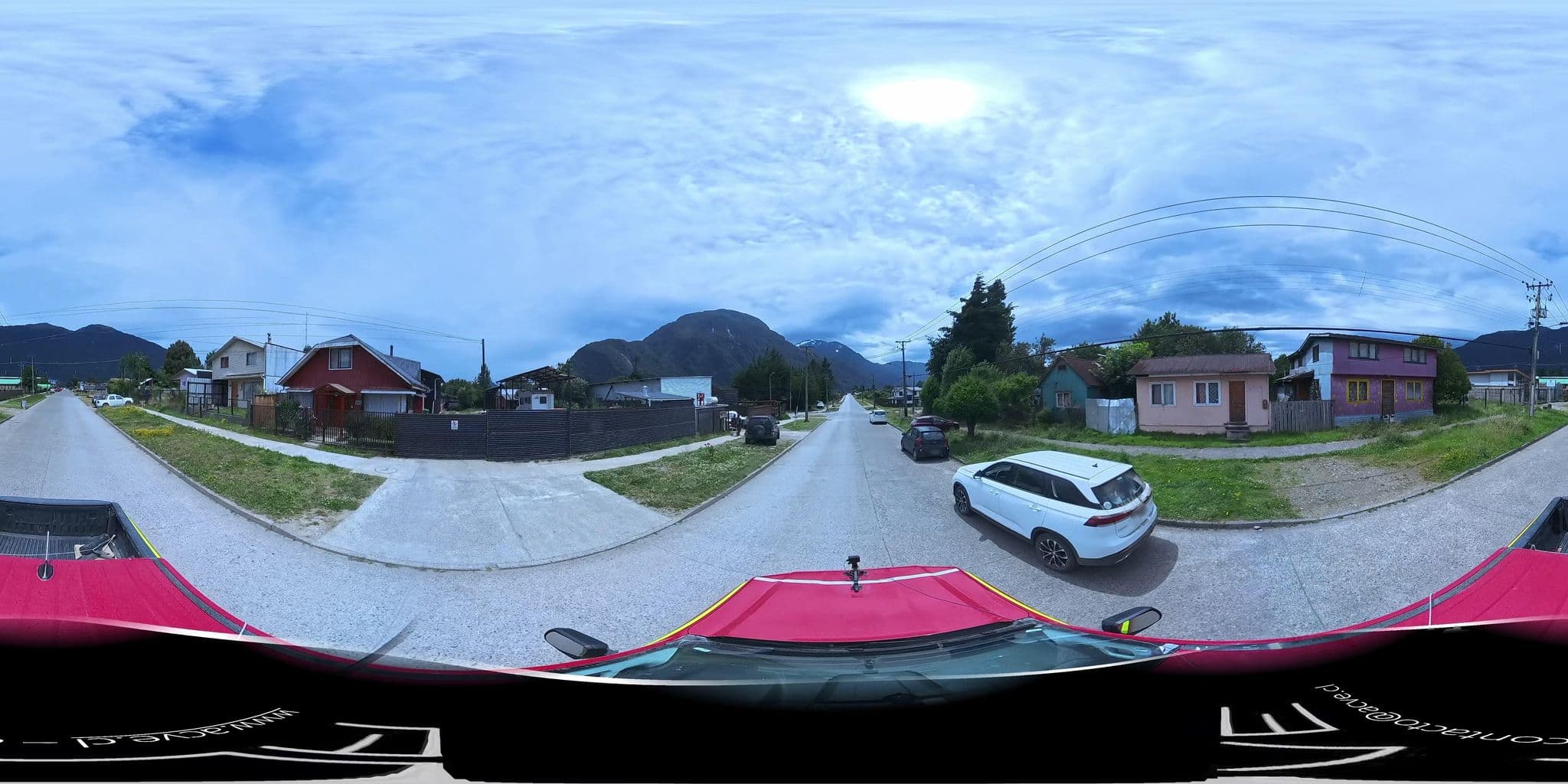 Street view near Casa de los Artesanos, Puerto Aysén — © contactoacve (CC BY-SA · Mapillary)