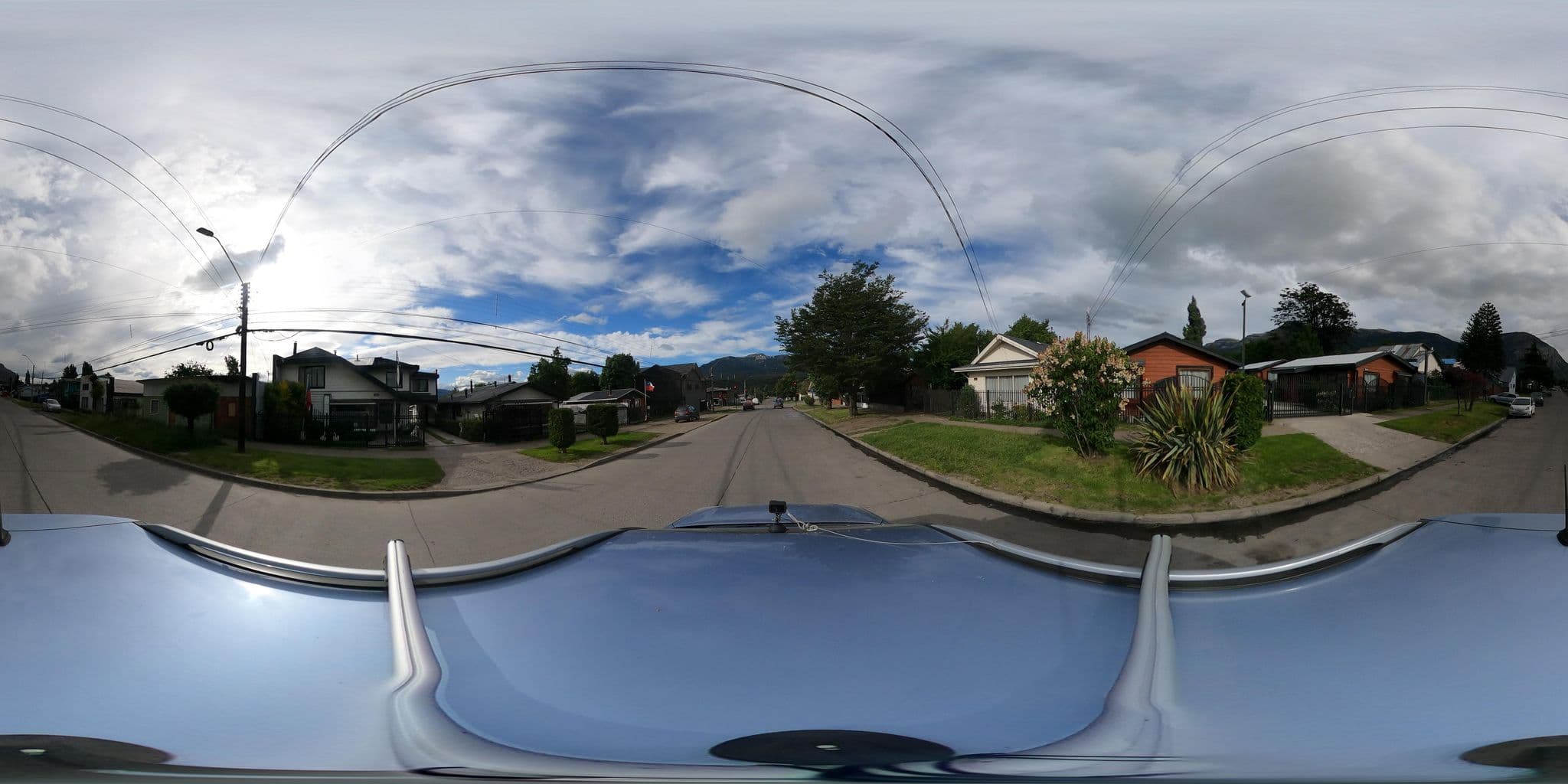 Street view near Hostal Español, Coyhaique — © Kaart_Local (CC BY-SA · Mapillary)