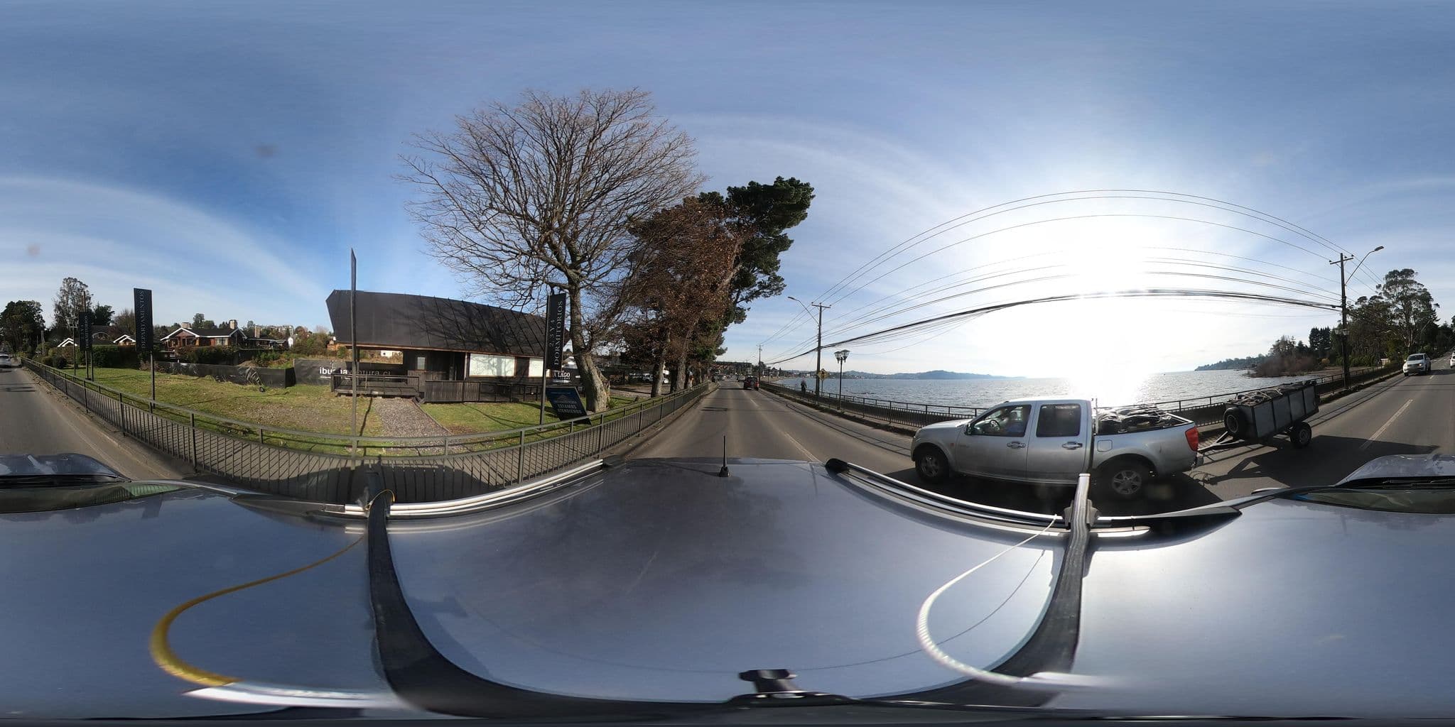 Street view near Hotel y Cabañas Puerto Pilar, Puerto Varas — © felipeeugenio (CC BY-SA · Mapillary)